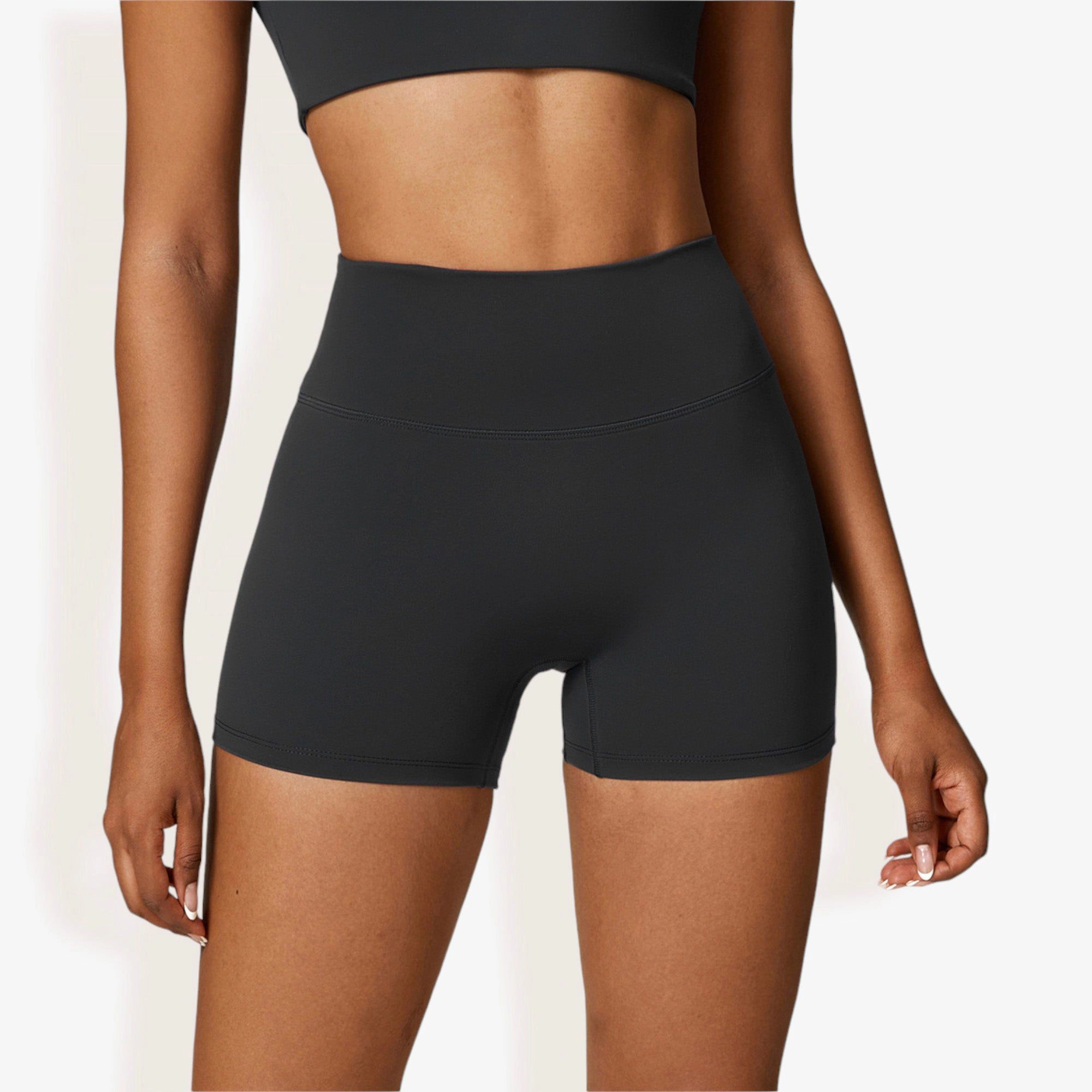 Anna-Kaci Women's High Waist Athletic Shorts for Yoga and Fitness Comfort Workout Wear