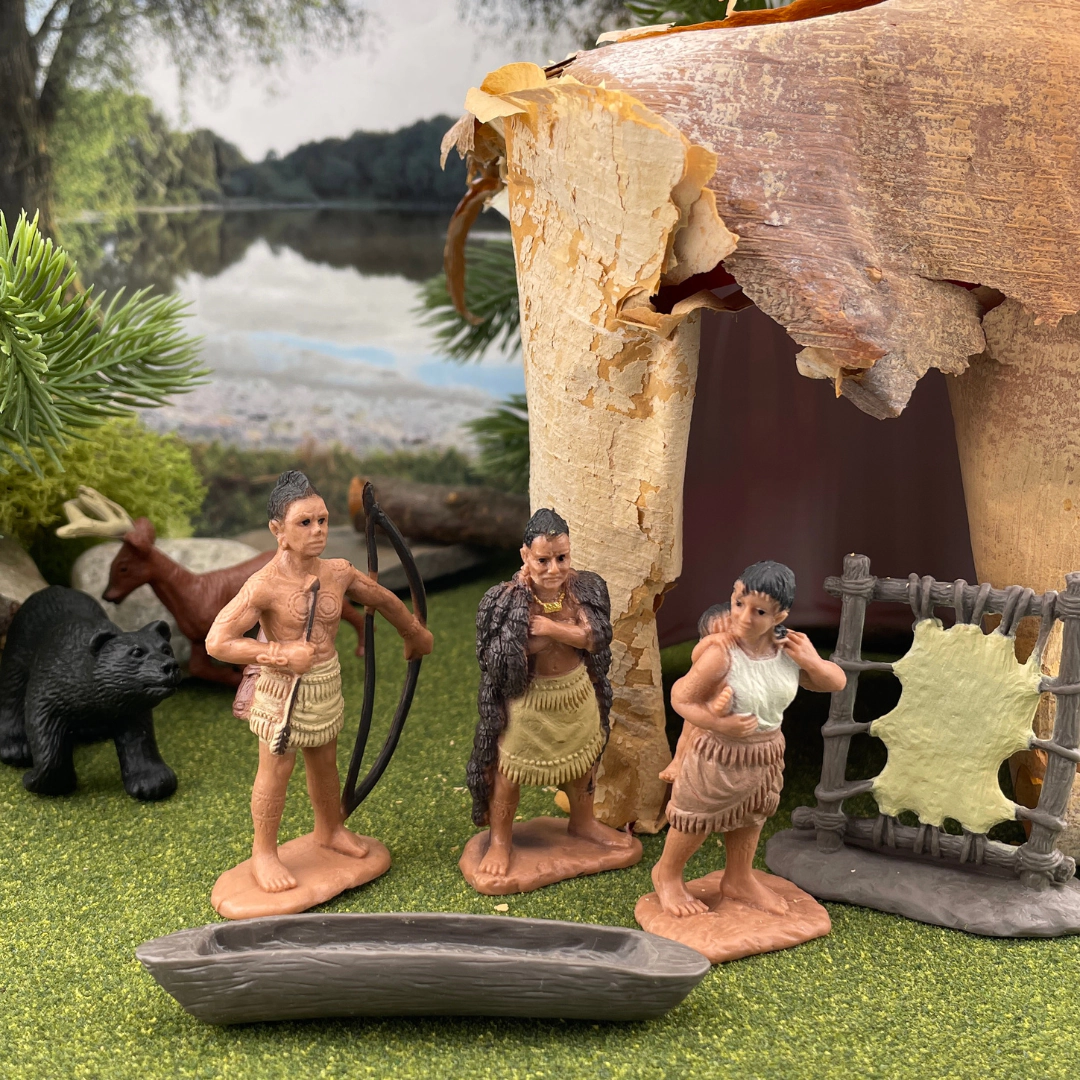 Safari Ltd. - Powhatan Indians TOOB - contains 11 Mini Figurines