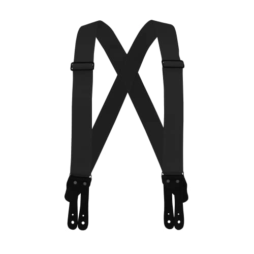 Welch Men's Elastic Button End Work Suspenders