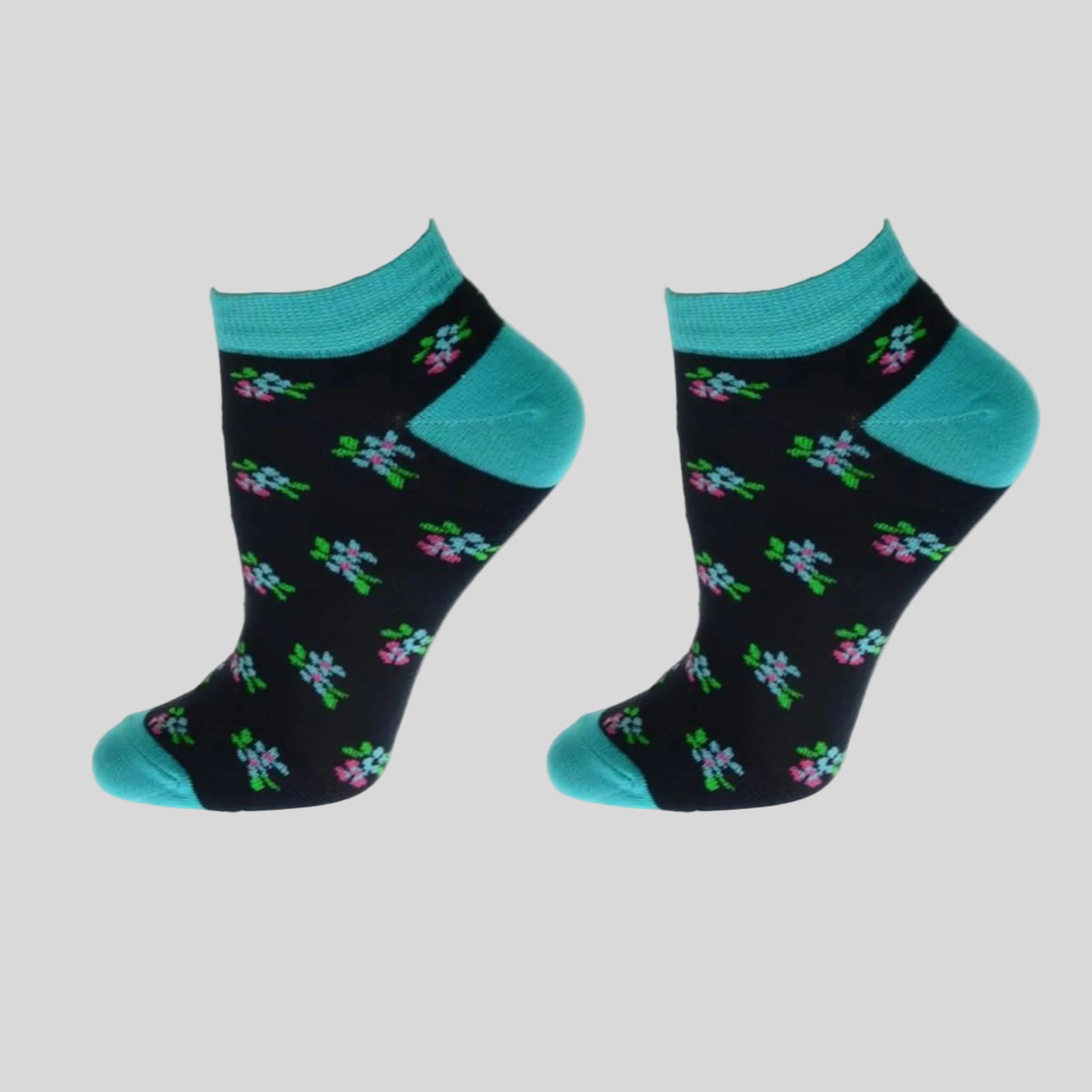Wear Sierra Women's Colorful Cotton Ankle Socks