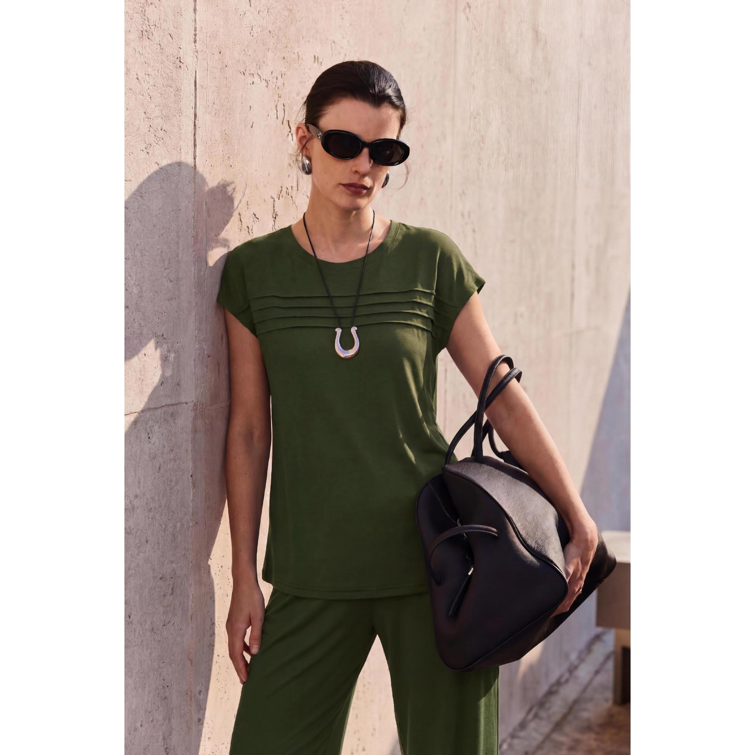 Ekouaer Two Piece Sets for Womens Summer Soft Casual Cap Sleeve Lounge