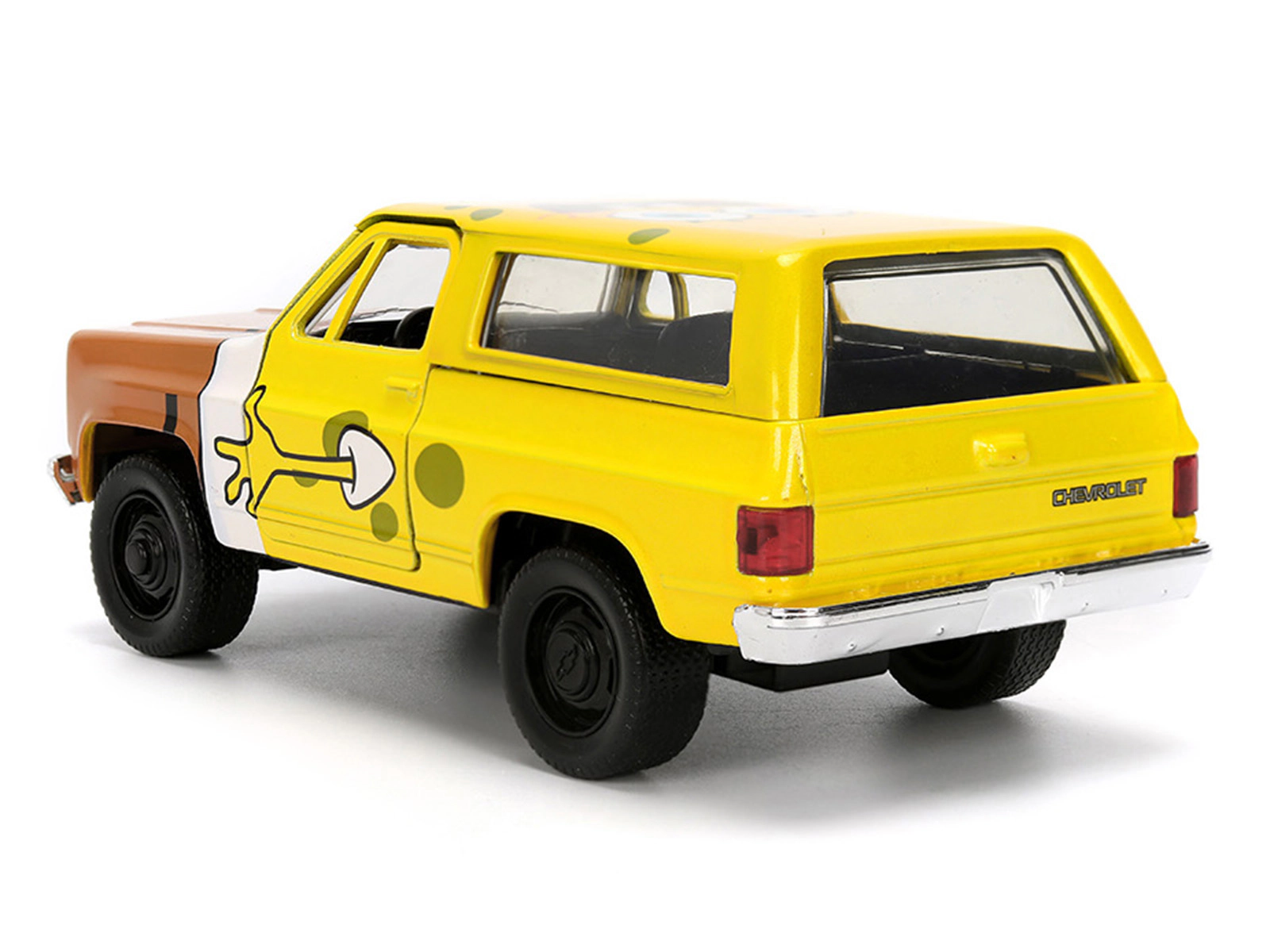 Jada 1980 Chevrolet K5 Blazer "SpongeBob Star" Livery Yellow "SpongeBob SquarePants" (1999-Current) TV Series