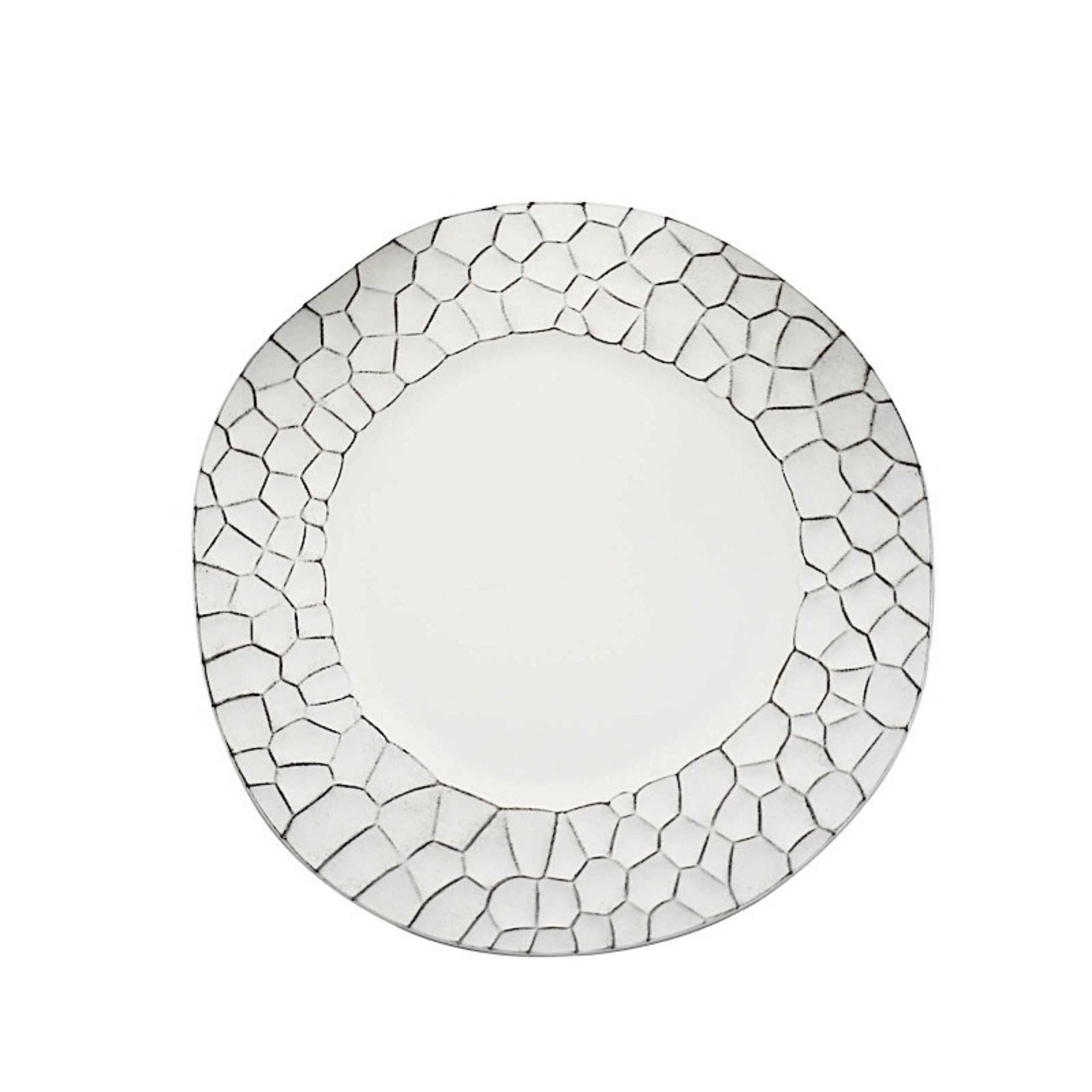 Home Collection Set of 6 Animal Print Rim Charger Plates