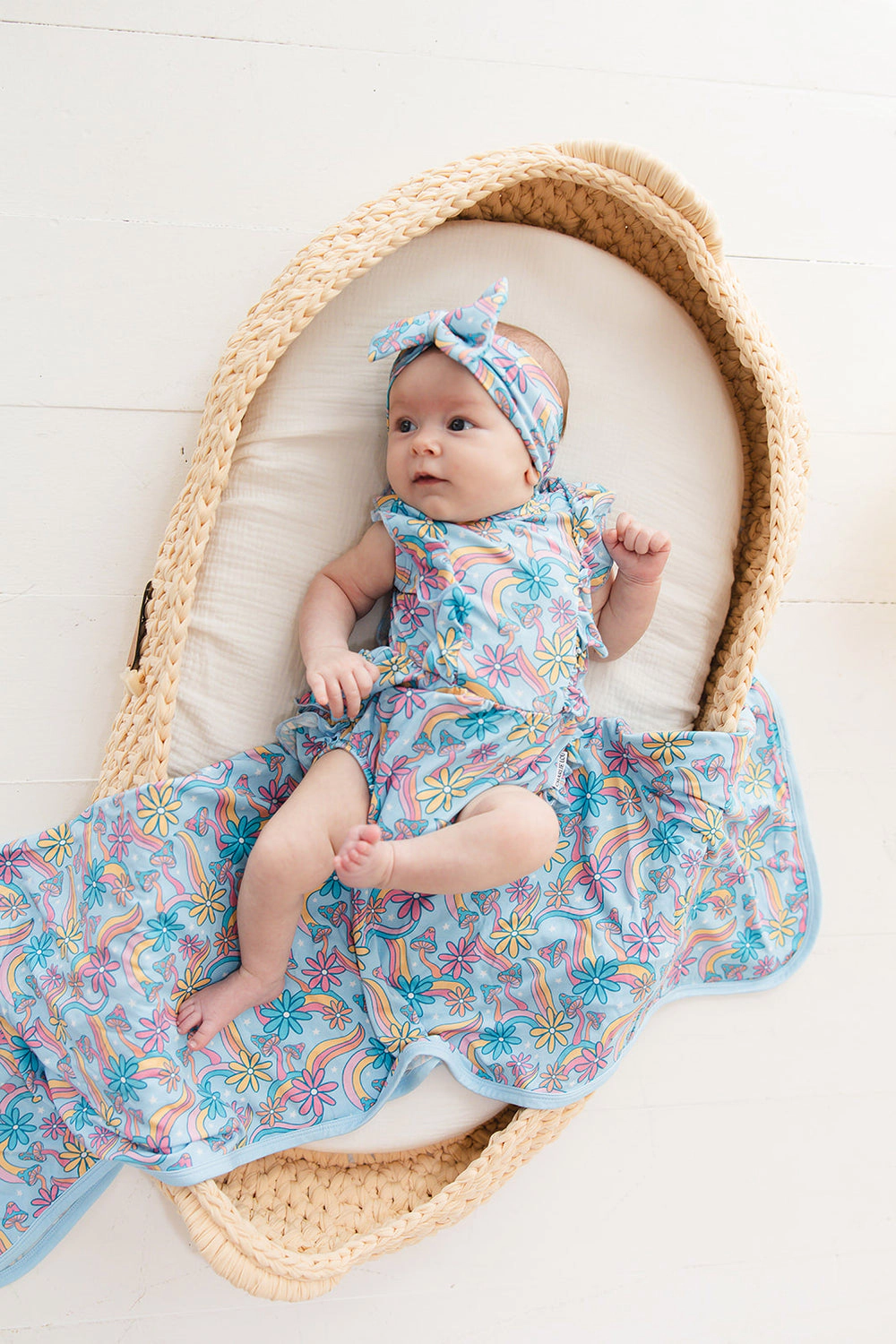 Charlie Lou Baby Girl's Bubble Ruffle Bodysuit