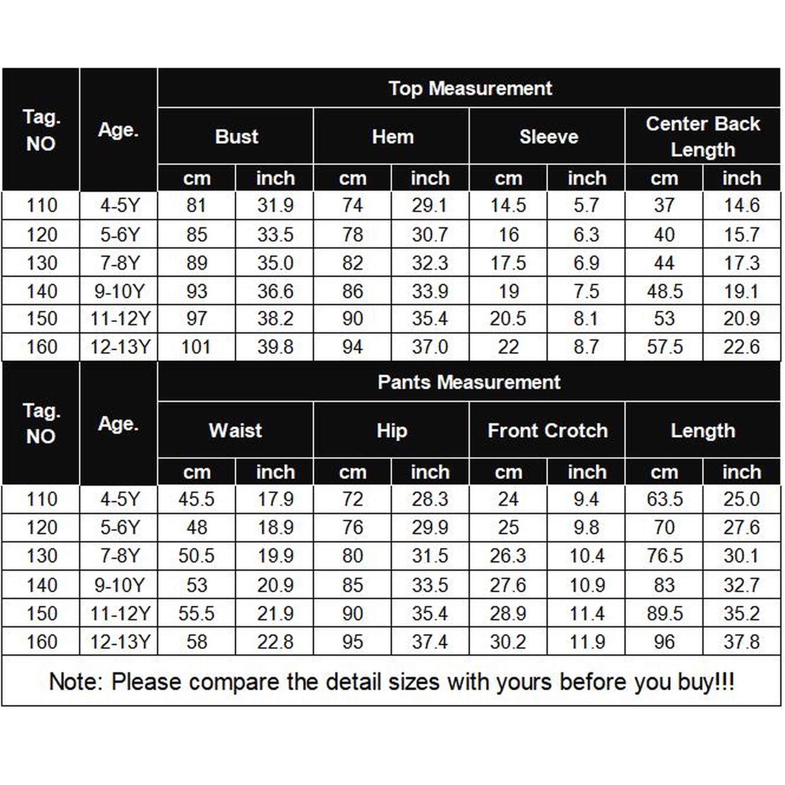 Arshiner Girls Pajamas Soft Piece Sets Ruffle Short Sleeve Long Pants Sleepwear
