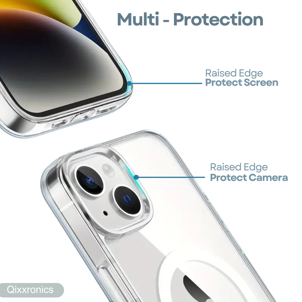 Qixxronics Magnetic Case for iPhone SE 2, iPhone SE 3 Cellphone Magnetic Cover Shockproof Slim Phone Case