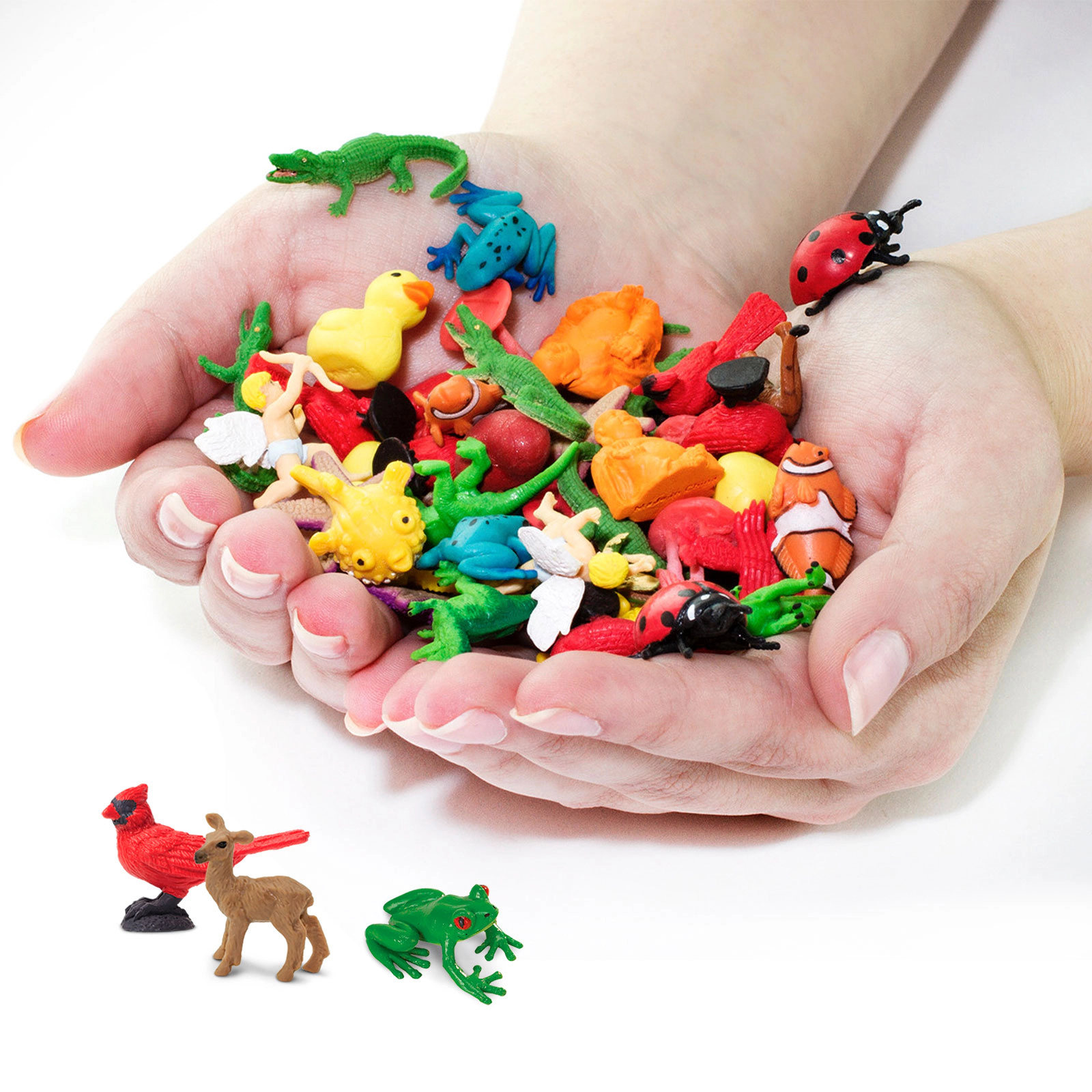 Safari Ltd. - Backyard Fun Pack - 8 Mini Toy Figurines for Kids