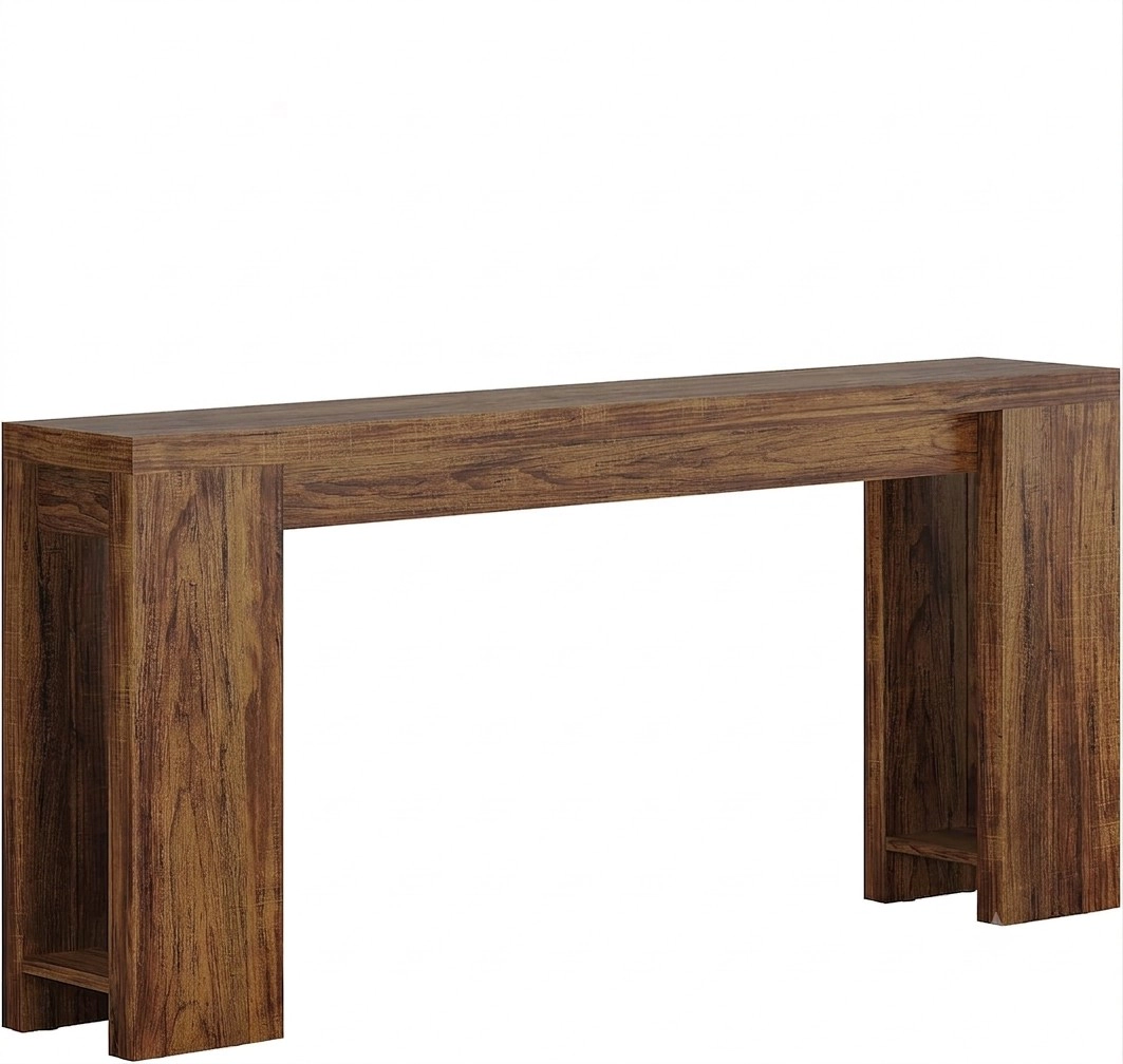 Tribesigns 70.9" Wood Console Table, Farmhouse Sofa Table Entryway Table