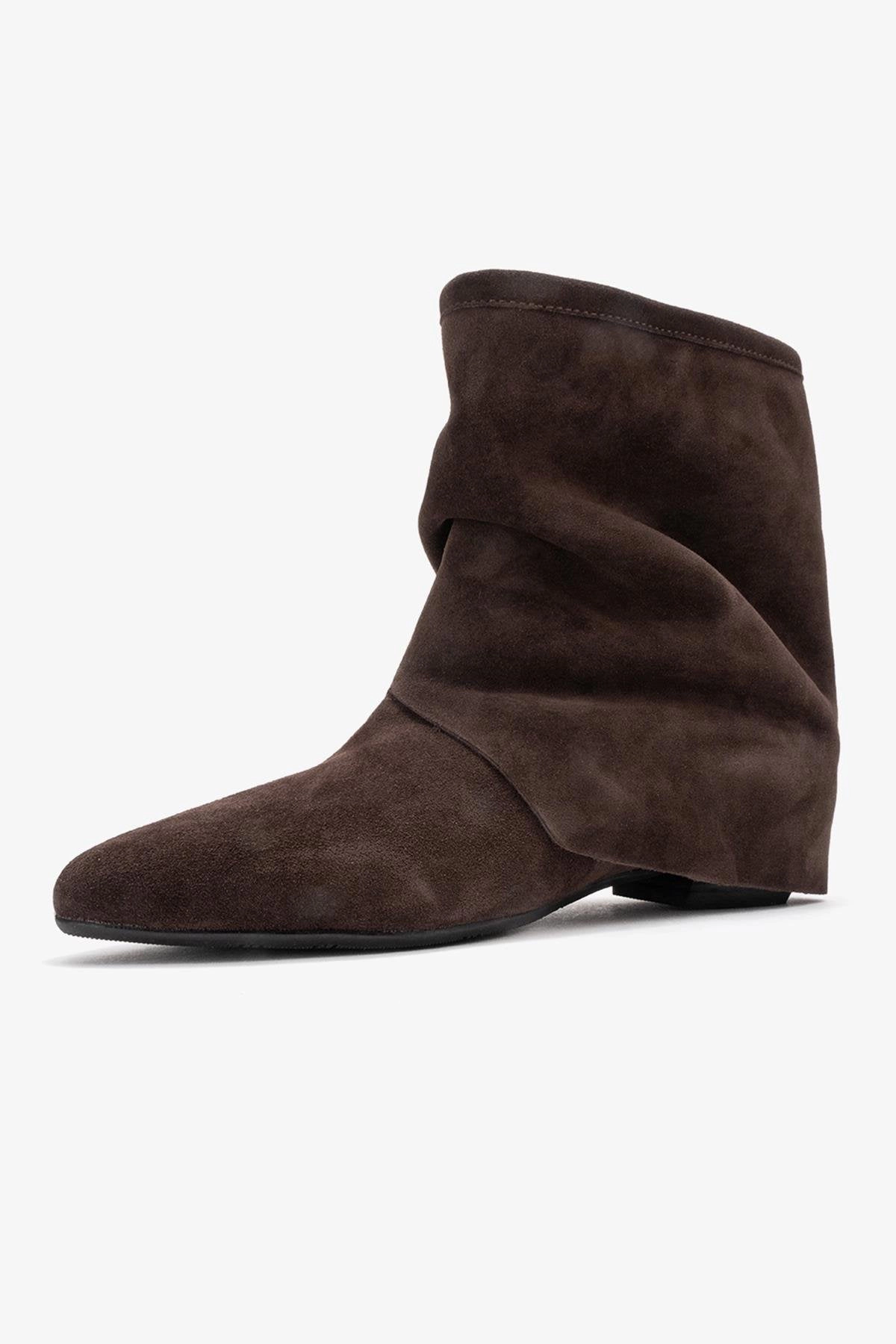 Forever & Always Womens Noar Leather Zip Boots
