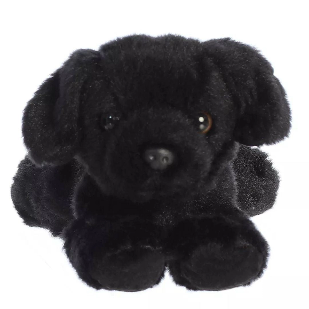 Aurora Mini Flopsie Blackie Black Labrador Dog 8-Inch Stuffed Animal Plush