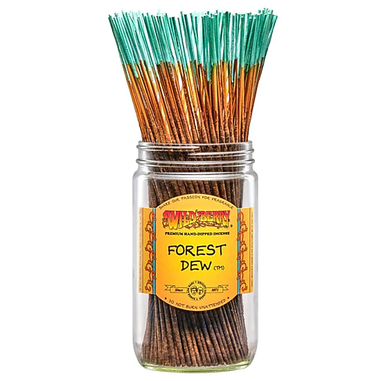 Wild Berry Forest Dew Hand-Dipped Incense Sticks, 100 Count 11-inch ...