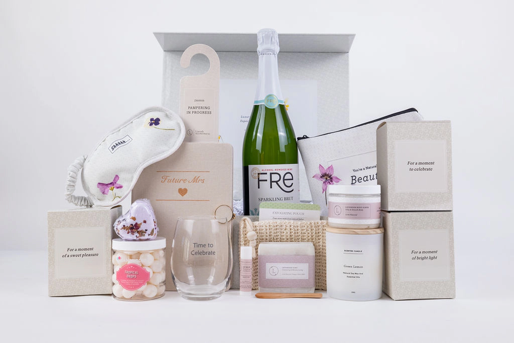 Bride-to-Be Gift Box, Bridal Shower Spa Pampering Basket