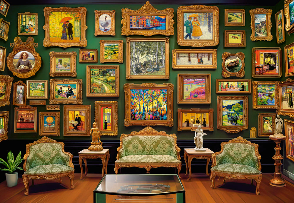 CASTORLAND 1000 Piece Jigsaw Puzzles, Art Gallery, Paintings, Adult Puzzle, Castorland C-105212-2