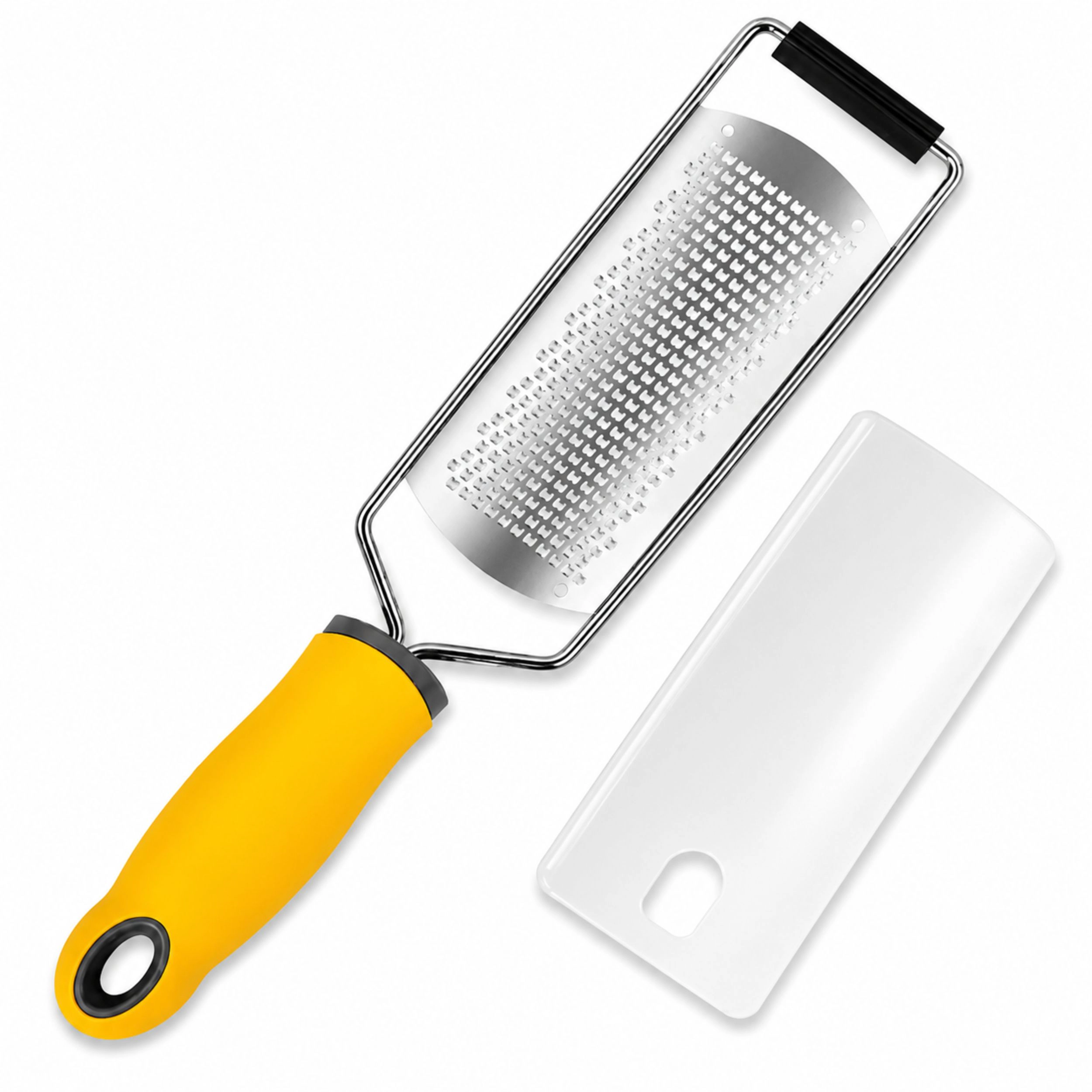 Home Collection Stainless Steel Lemon Zester Grater Fine Cheese Parmesan Citrus Shredder
