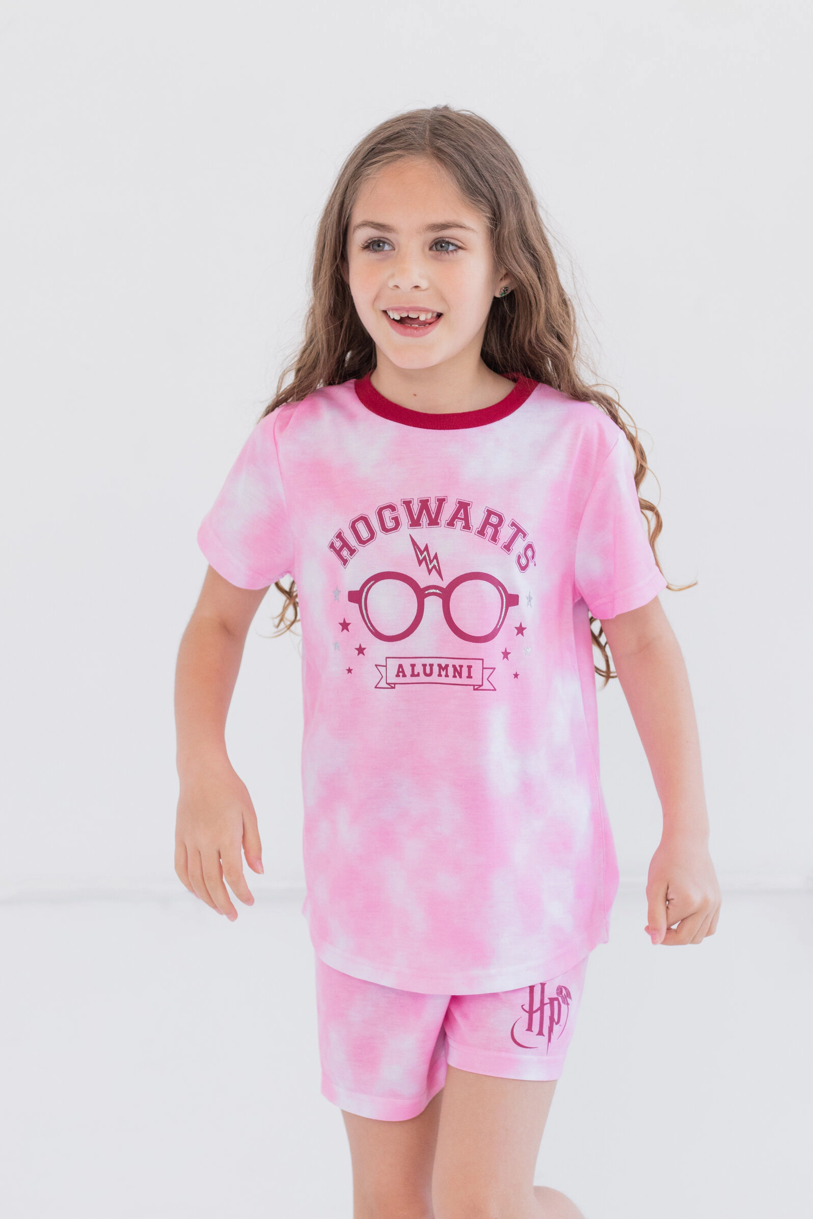 Harry Potter Girls' 2-Piece Pajama Shirt and Shorts Set