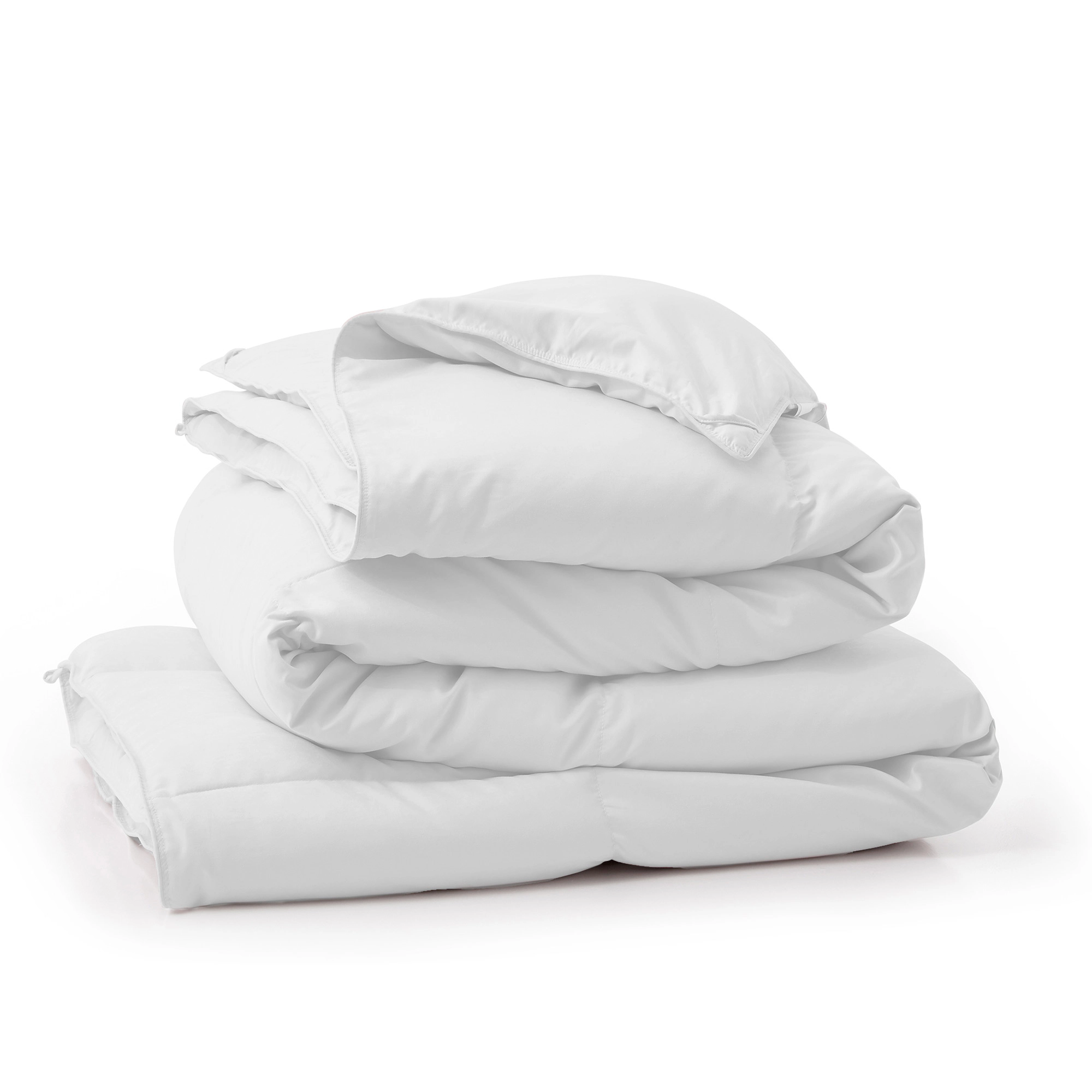 Unikome Goose Feather Fiber Comforter, All Season Fluffy Comforter with Noiseless Shell