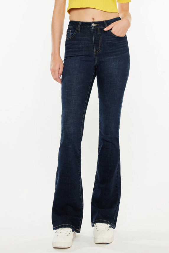 KanCan Women's Essentials High Rise Bootcut Jeans Avery
