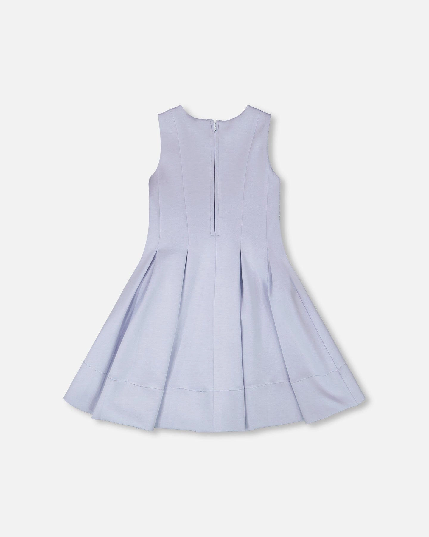 Deux par Girls Sleeveless Neoprene Button Waist Dress