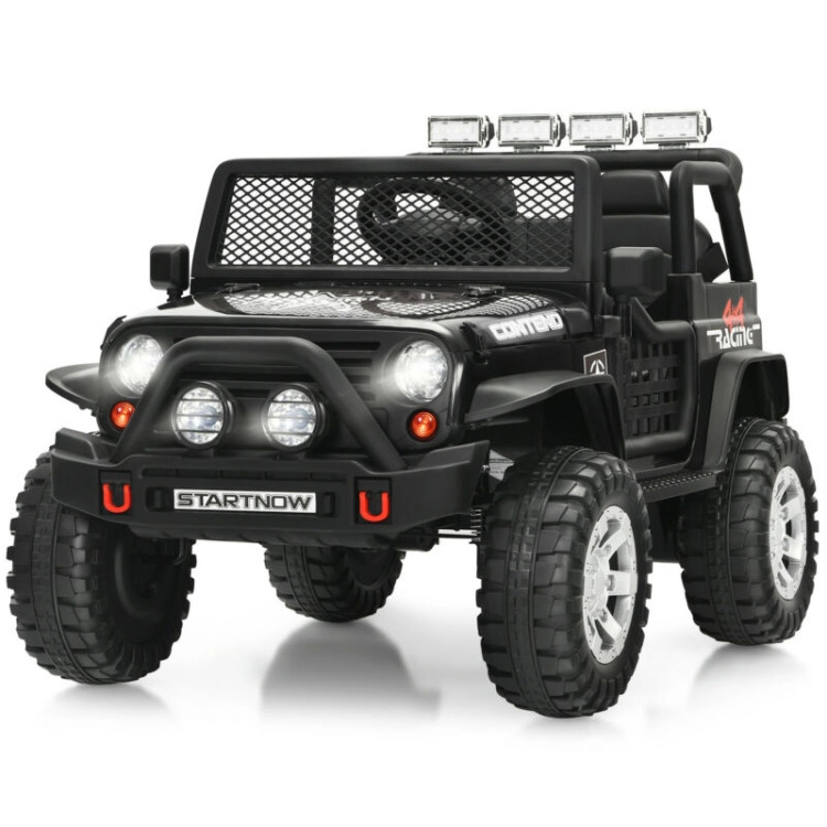 Hivvago 12V Kids Remote Control Electric Ride On Truck Car with Lights and Music