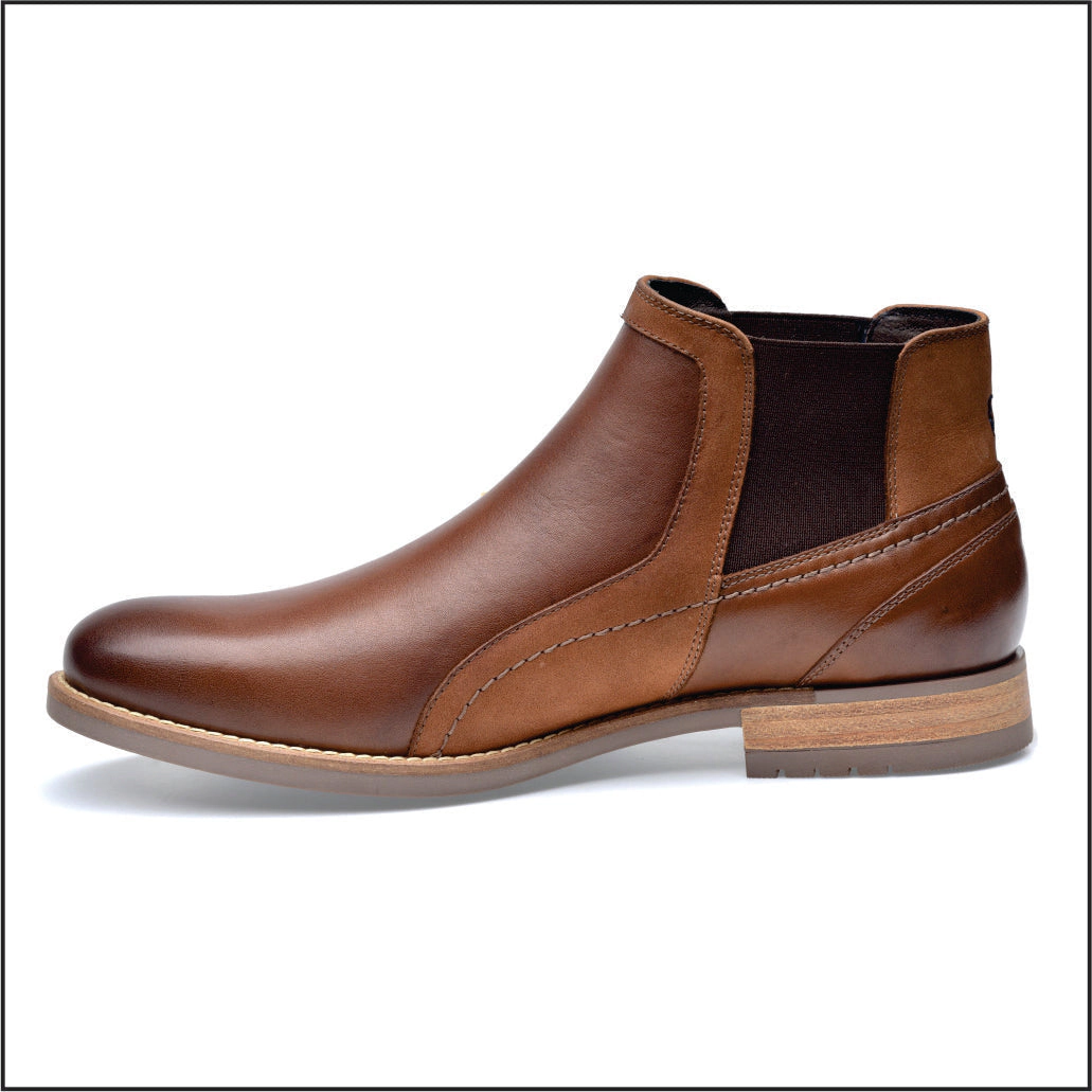 Pazstor Men's Chelsea Boots Mauri - Cowhide Leather