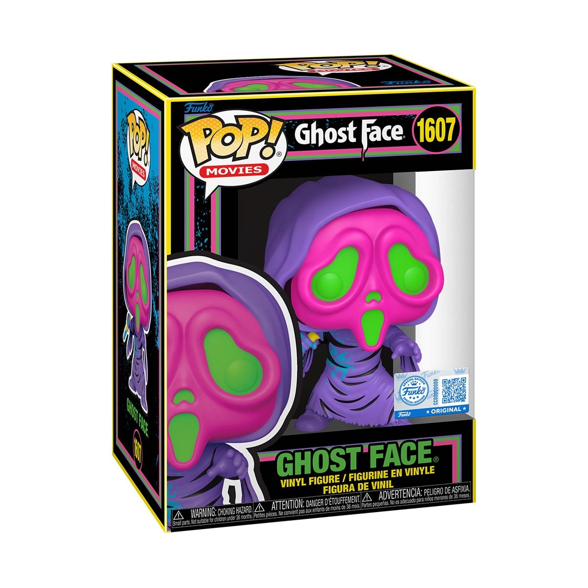 Funko Pop! Scream: Ghost Face #1607 Black Light