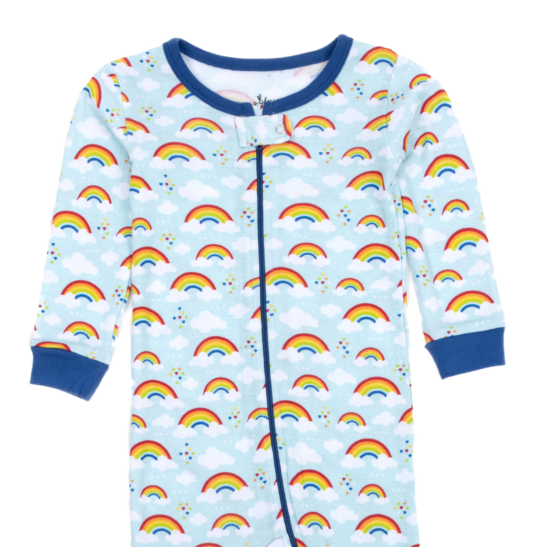 Leveret Baby/Toddler Rainbow Cotton Footed Pajamas