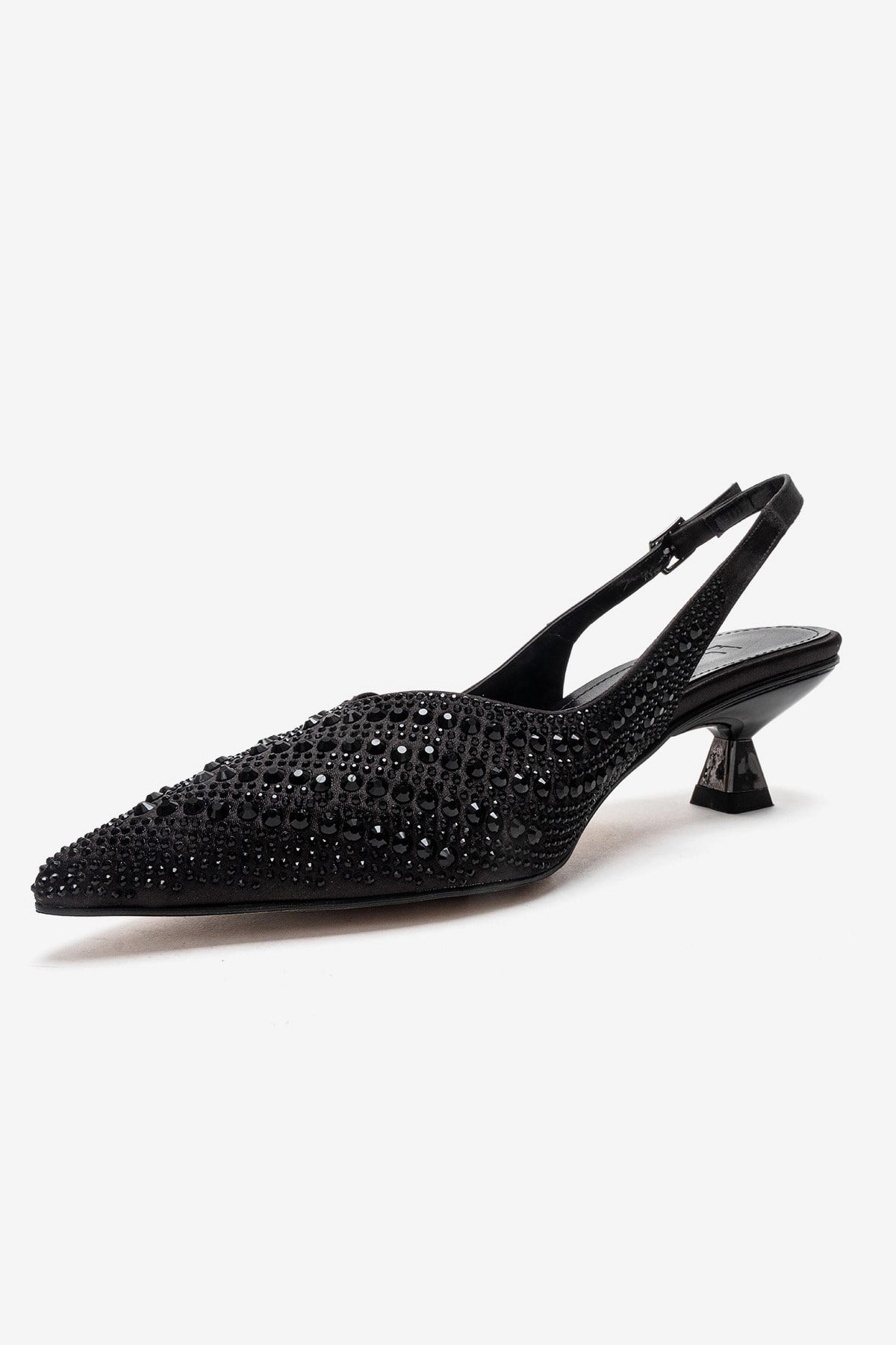 Prologue Shoes Womens Royale Embellished Kitten Heel Pump
