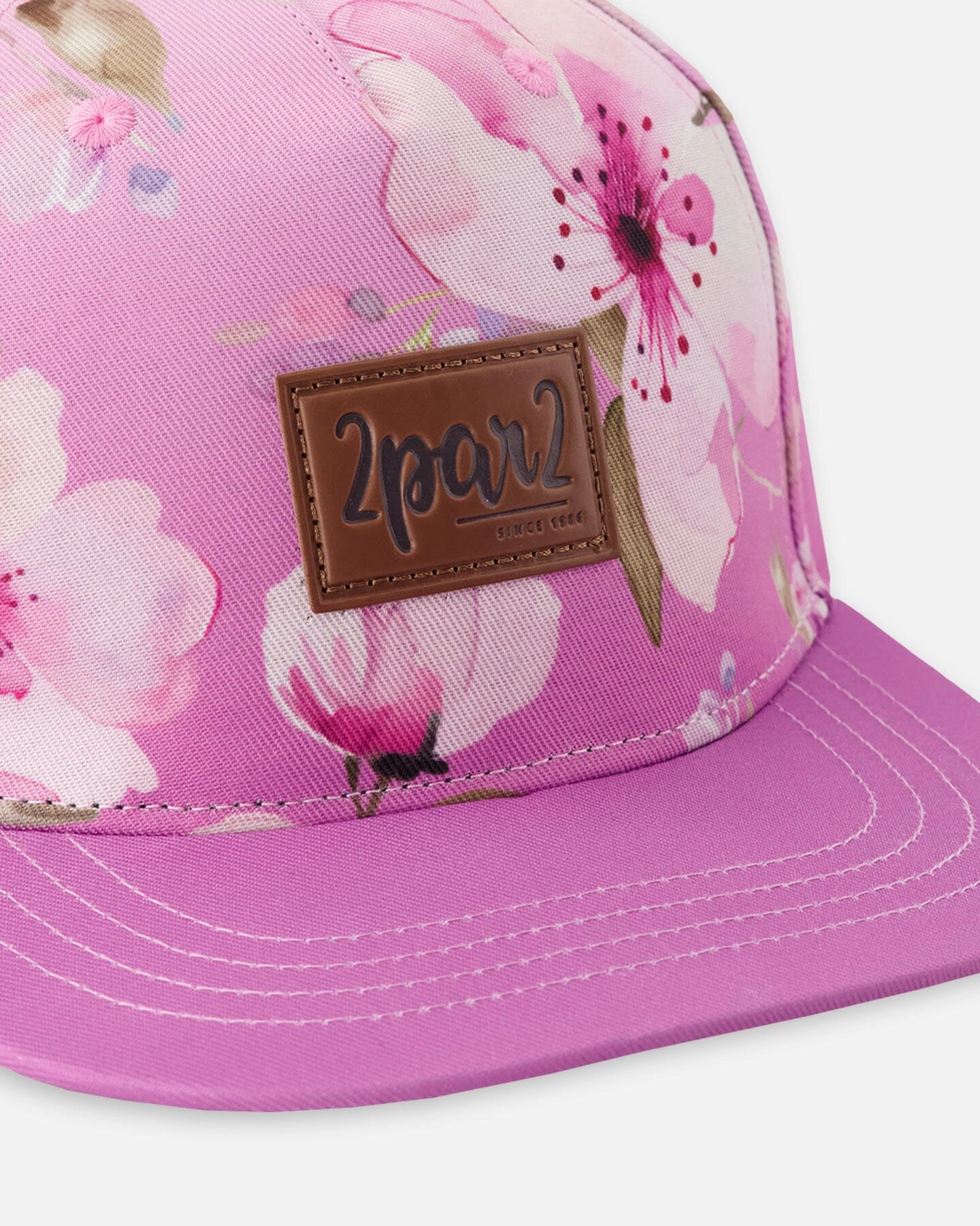 Deux par Deux Girls Cap Flower Print