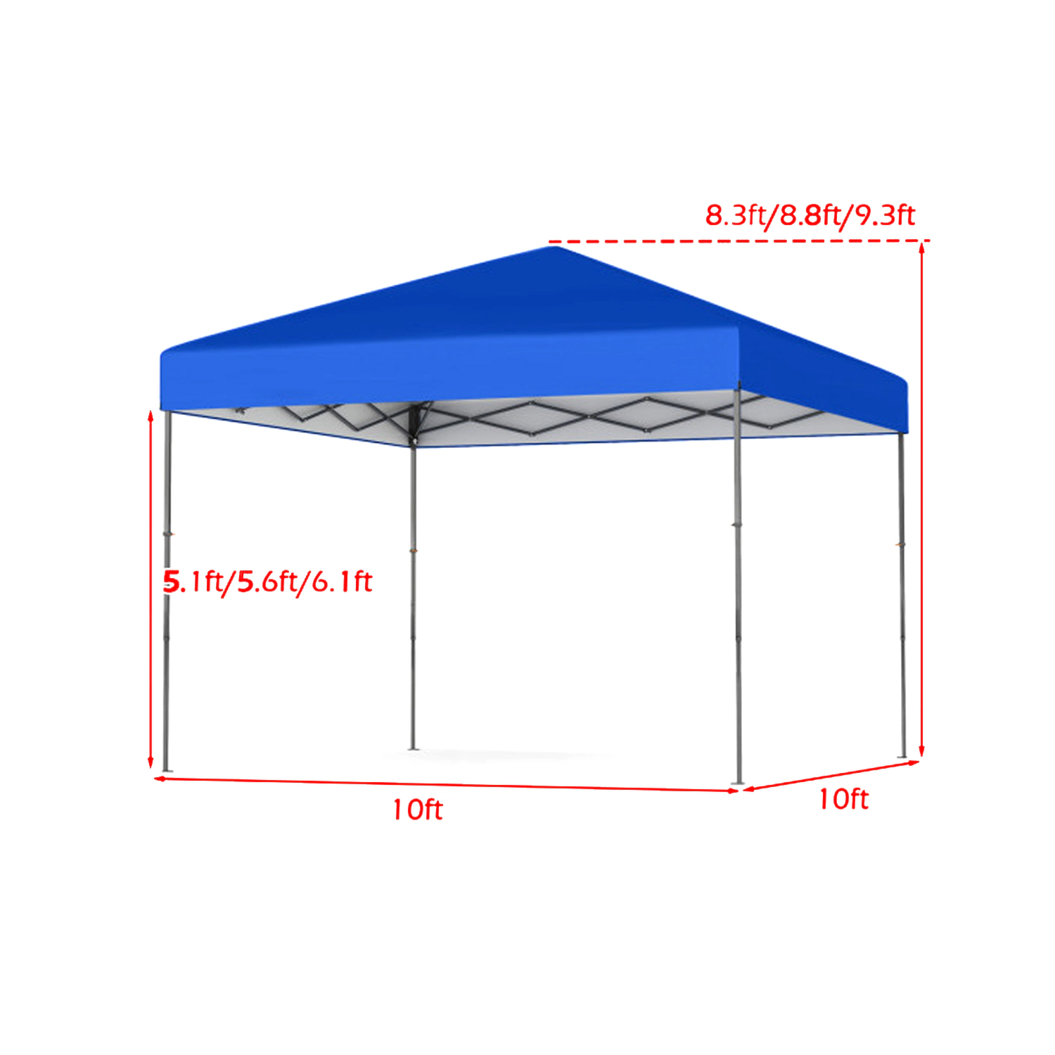 Hivvago Portable Pop-Up Canopy Tent with Carry Bag