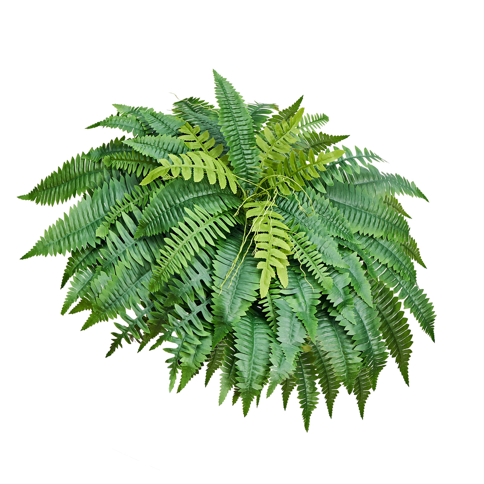 HONGGE Artificial Ferns Large Boston Fake Plant Decor with Faux Fern for Home and Office