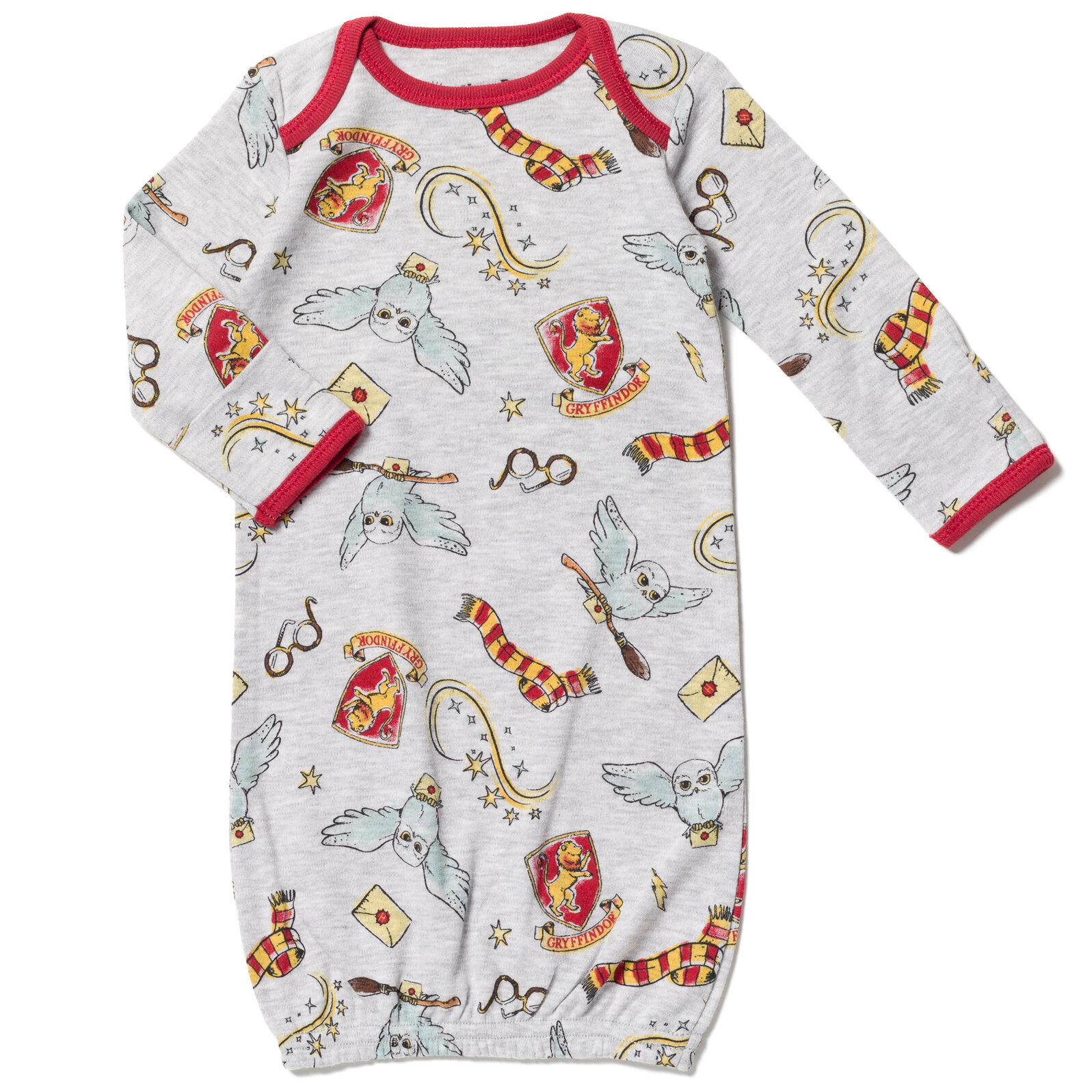 Harry Potter Baby Boy or Girl Sleepwear One Piece Sleeper Gown