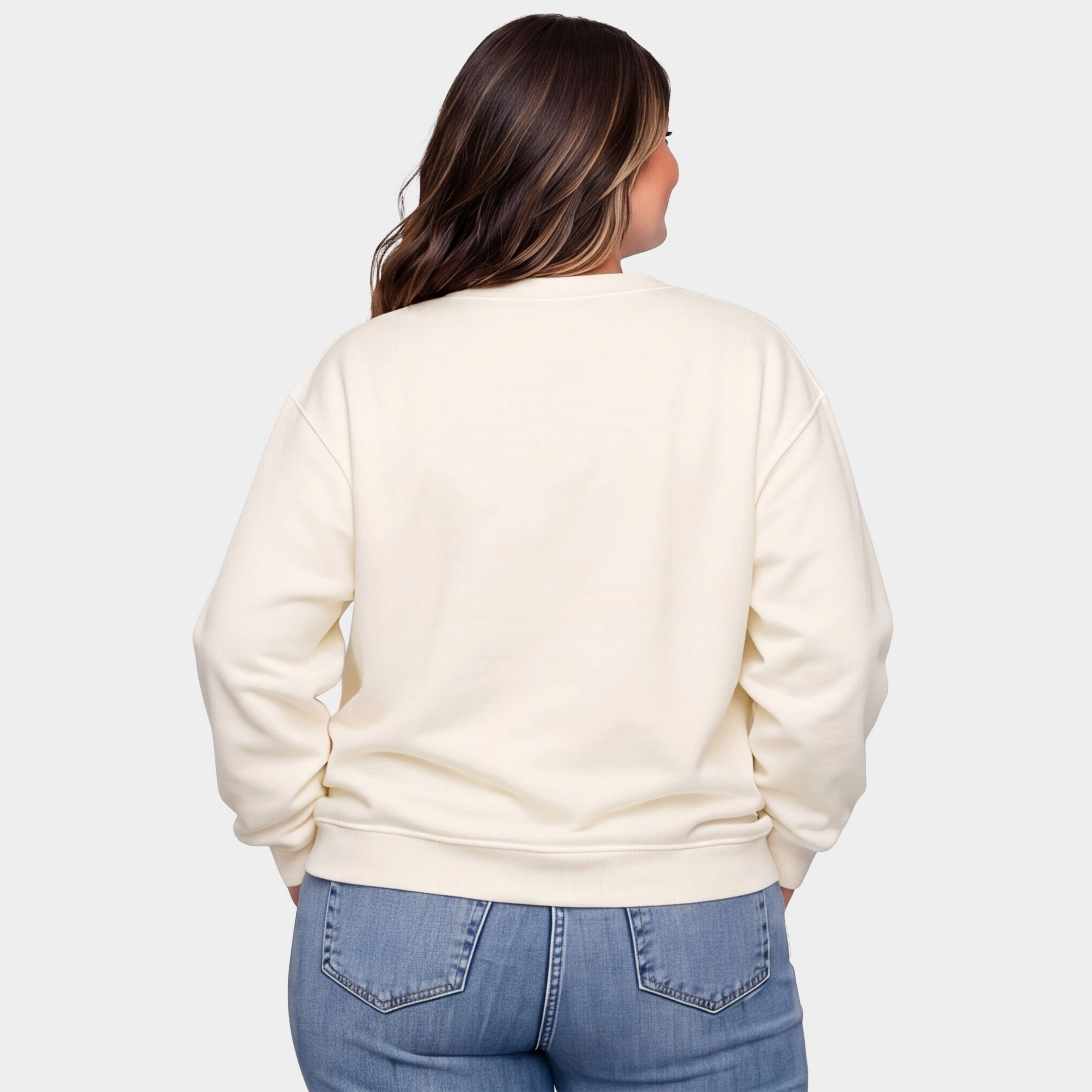 Simply Sage Market - Women's Plus Sized Graphic Sweatshirt Oh My Gourdness Distressed
