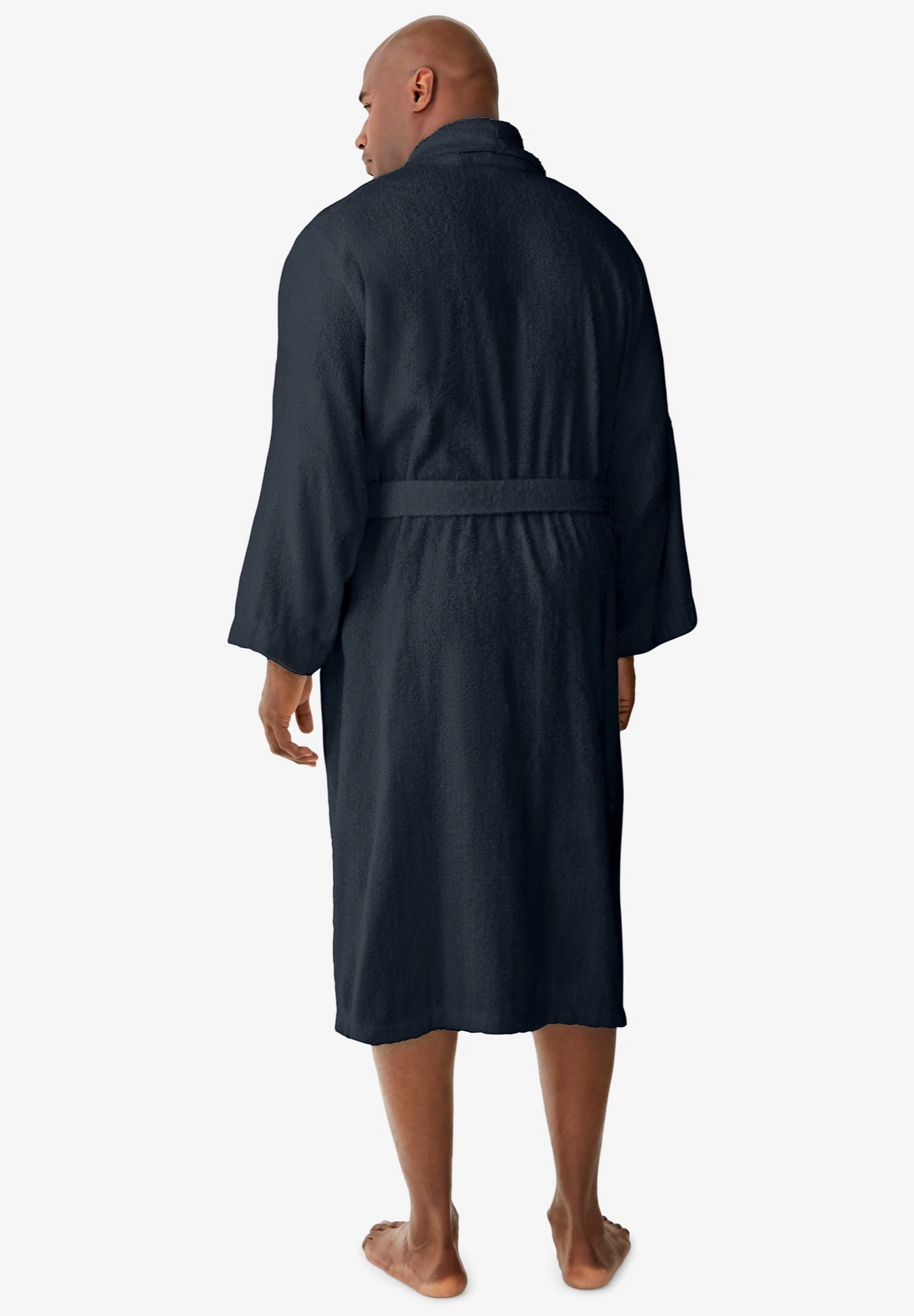 KingSize Men's Big & Tall Terry Bathrobe with Pockets