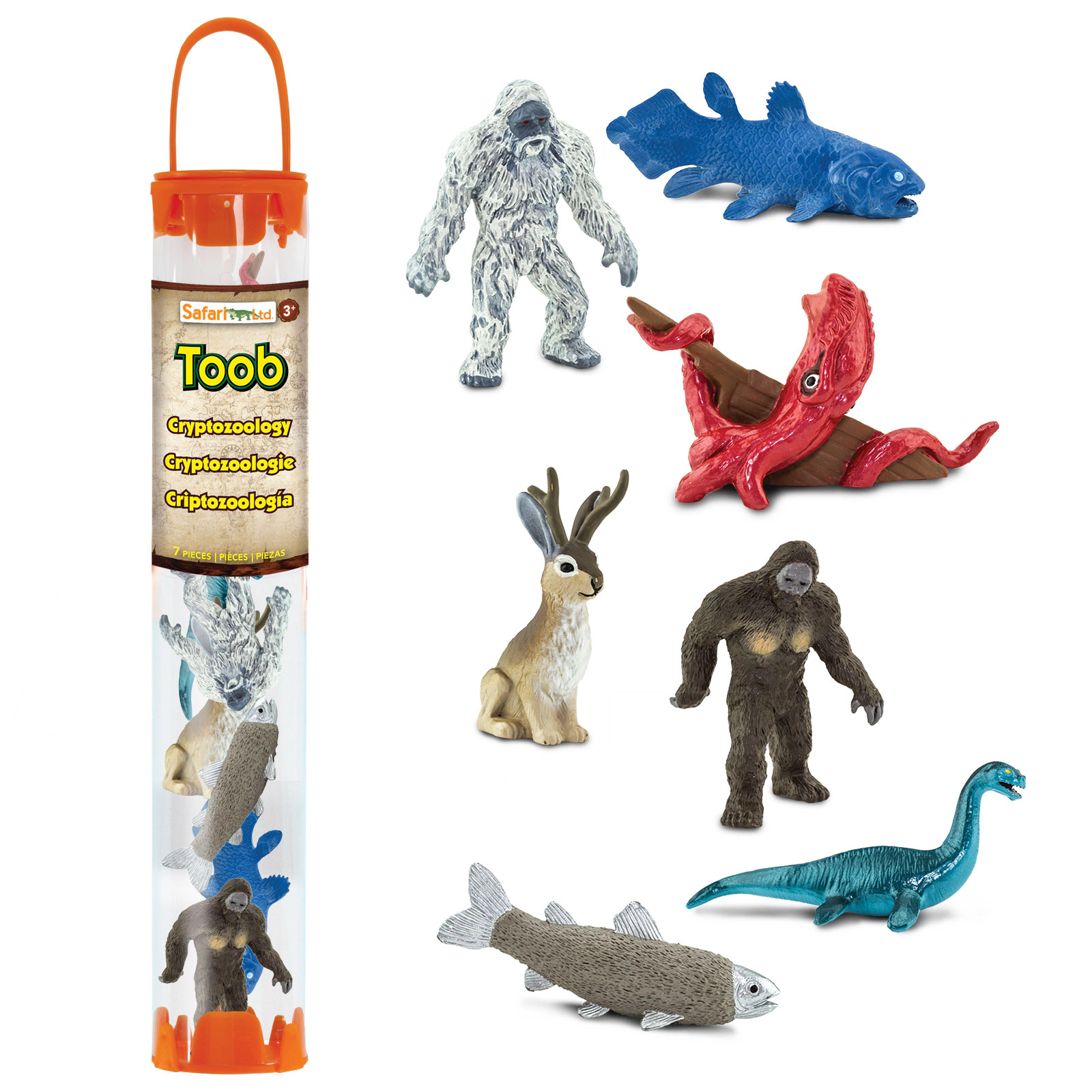 Safari Ltd. - Cryptozoology Designer TOOB - contains 7 Mini Figurines