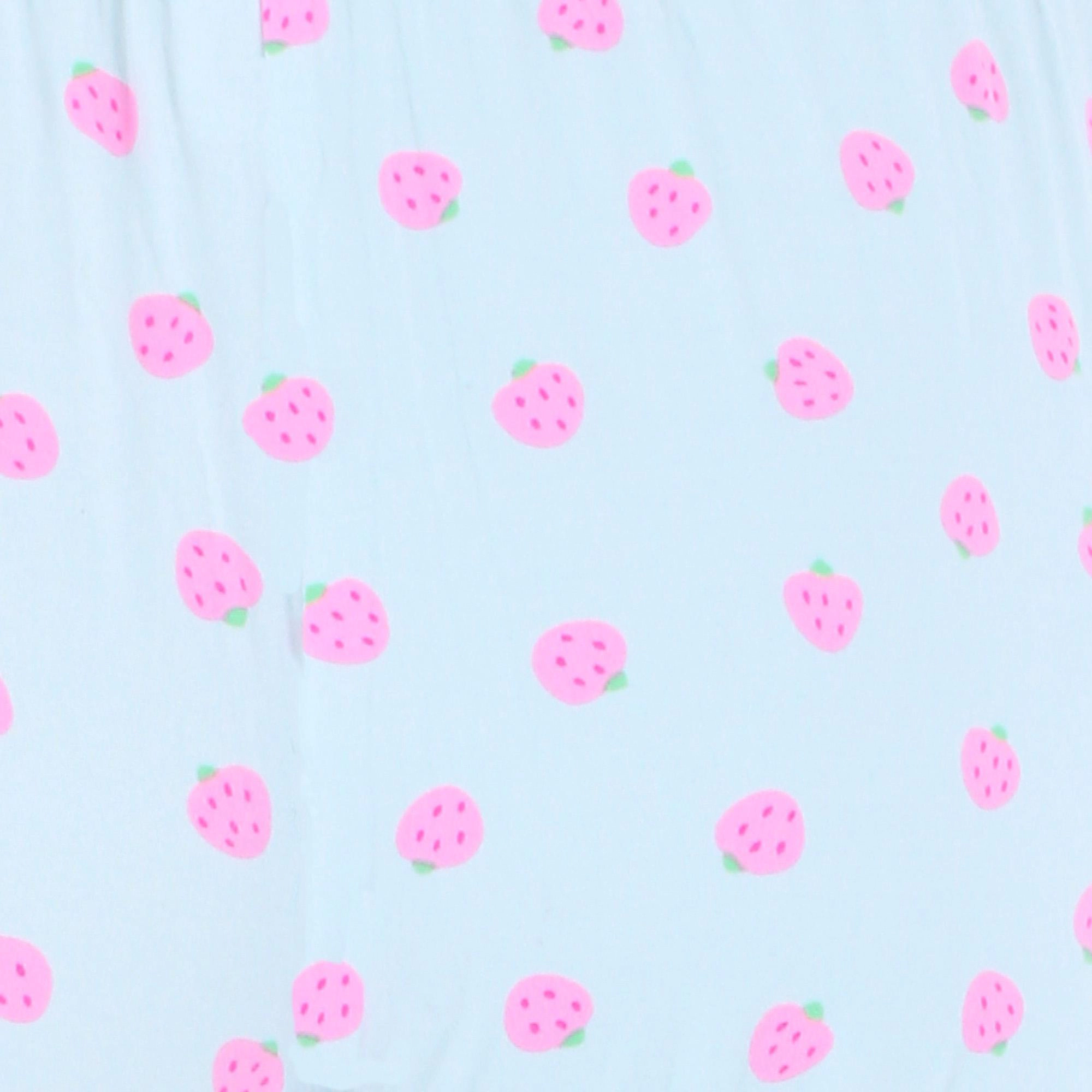 CTM Women'a Strawberry Lightweight Pajama Pants by Not A Morning Person