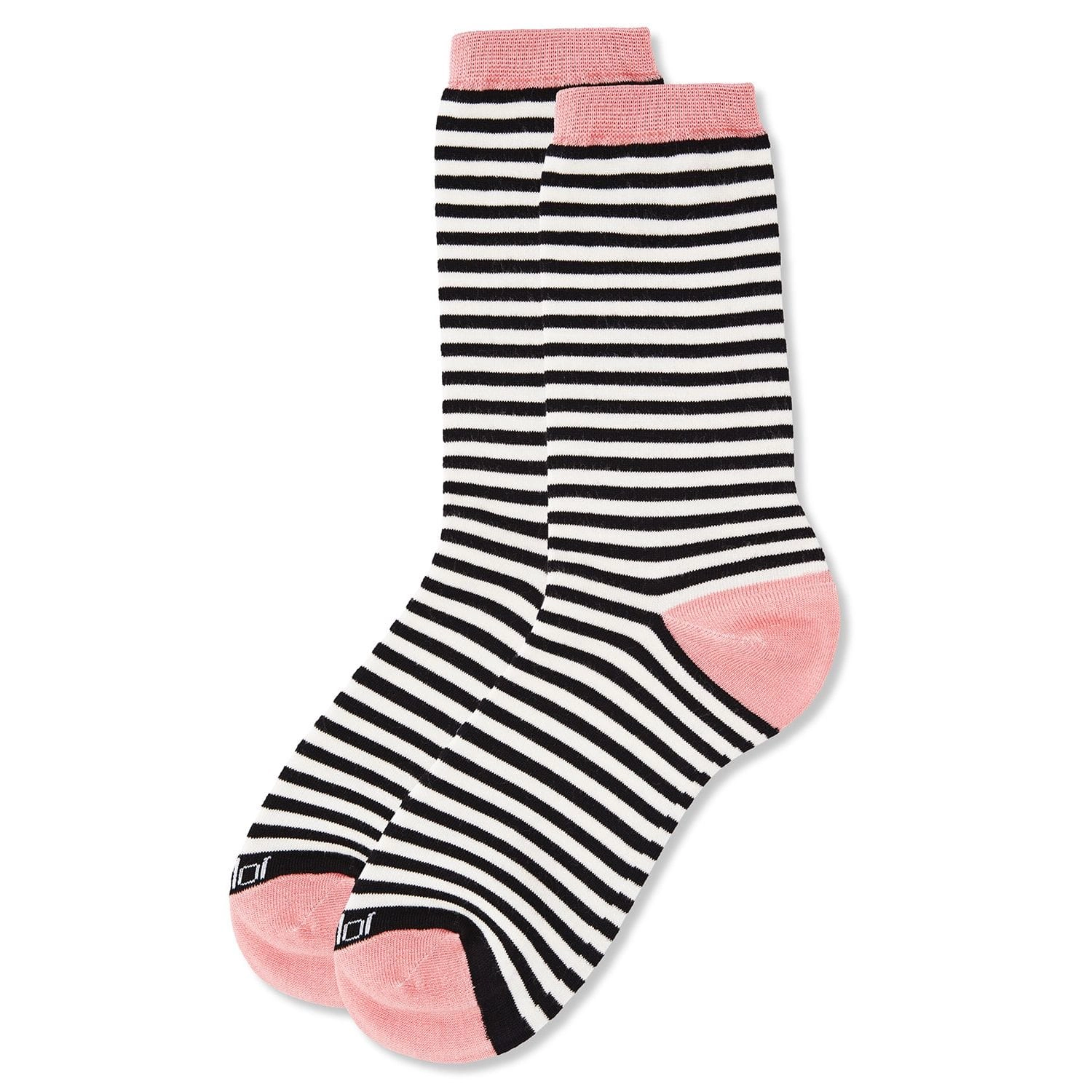 MeMoi Colorful Stripes Bamboo Blend Crew Socks