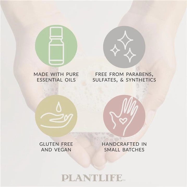 Plantlife Loofah Love Lemon Verbena Aromatherapy Herbal Soap