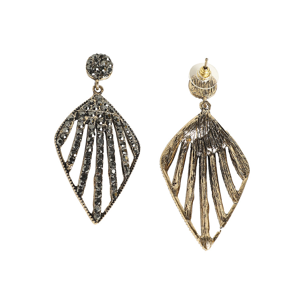 SOHI Women's Stardust Drift Drop Earrings