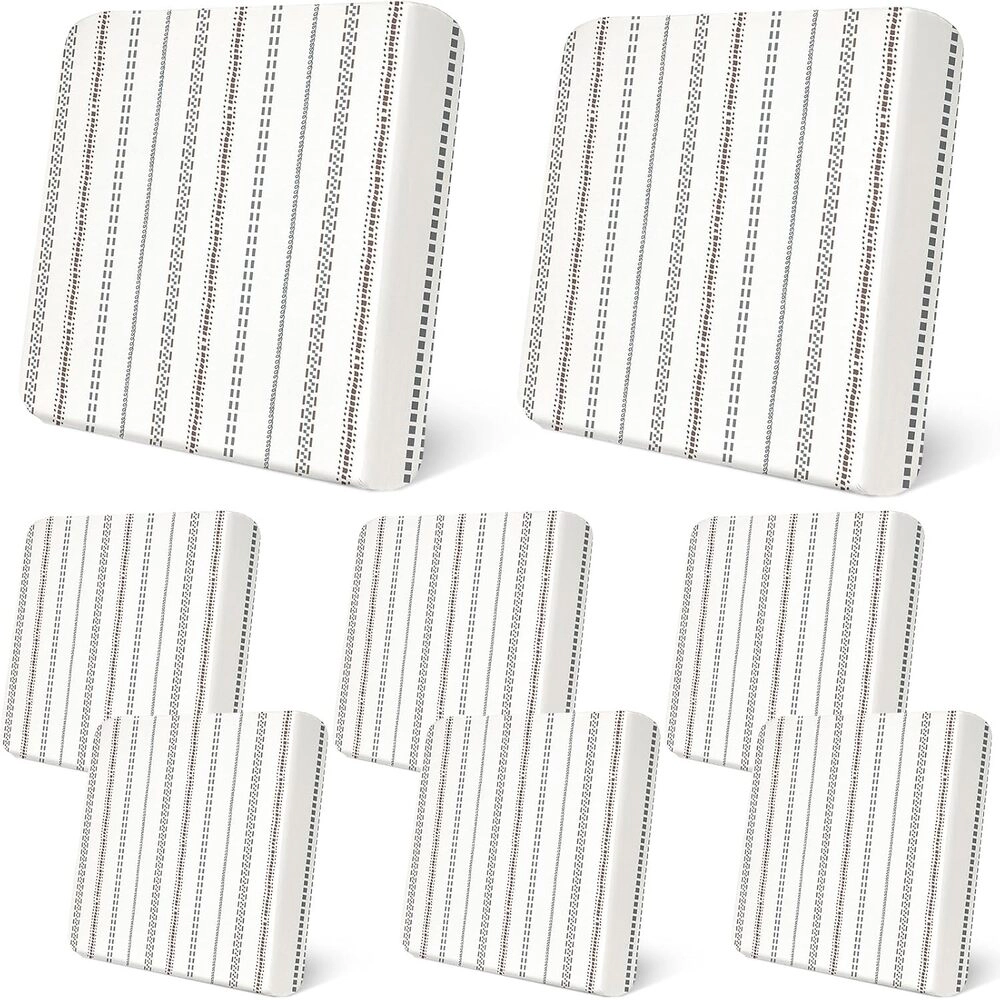 Rocky Peak Living Unisex Stretch Outdoor Patio Cushion Covers 8 Piece Set