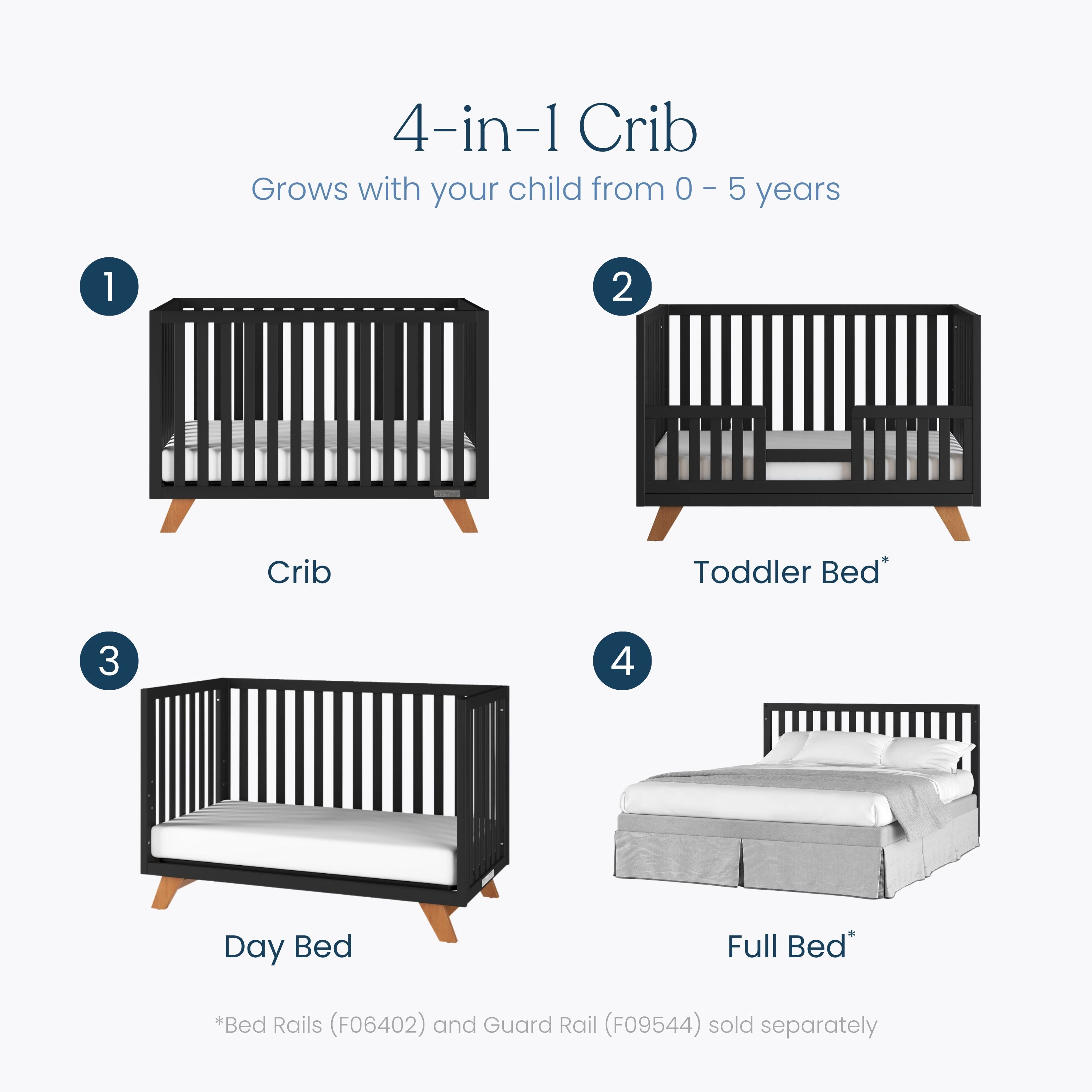 Soho 4-in-1 Convertible Crib
