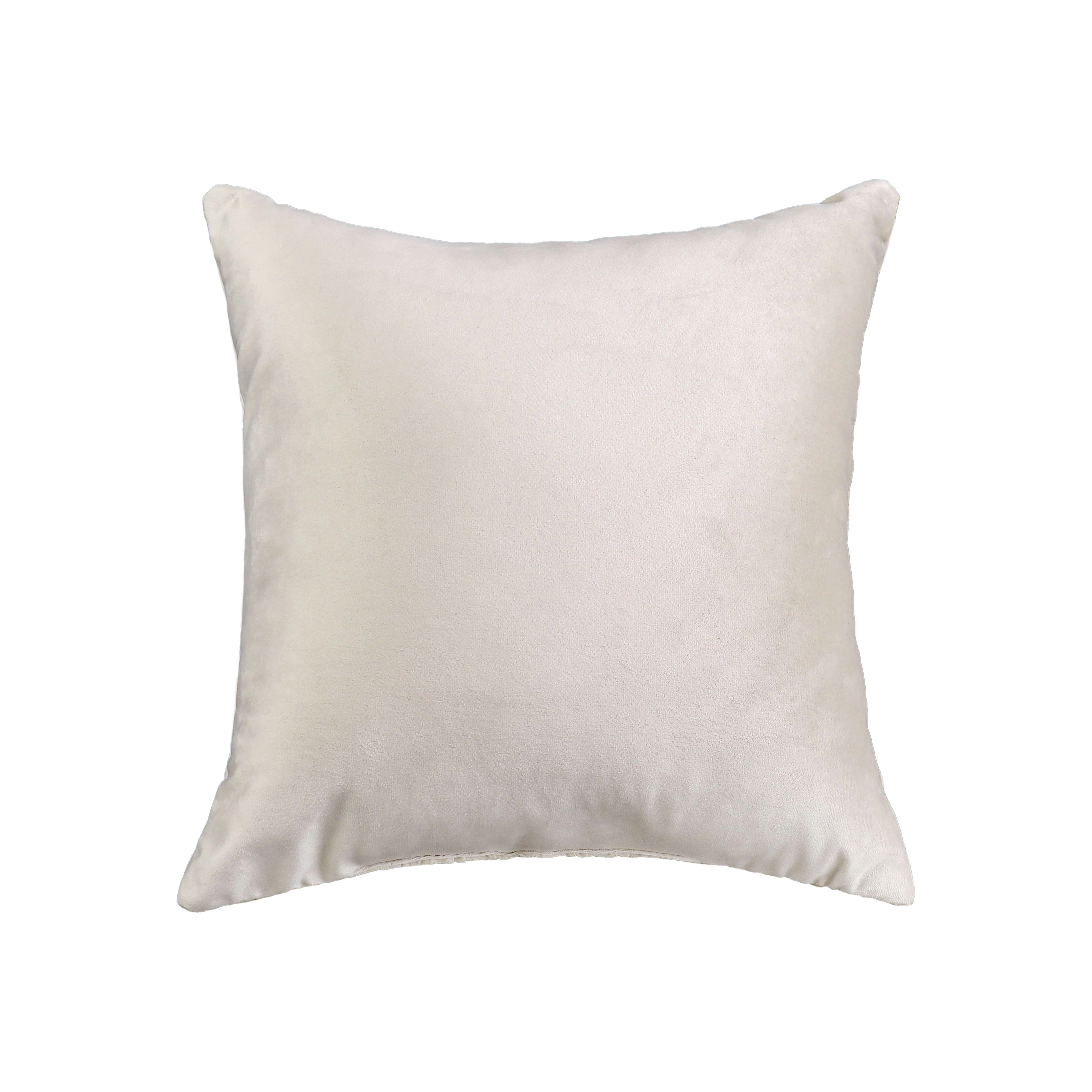 Kate Aurora Overfilled Crushed Velvet 1 Piece Zippered Christmas Accent Throw Pillow - 18" x