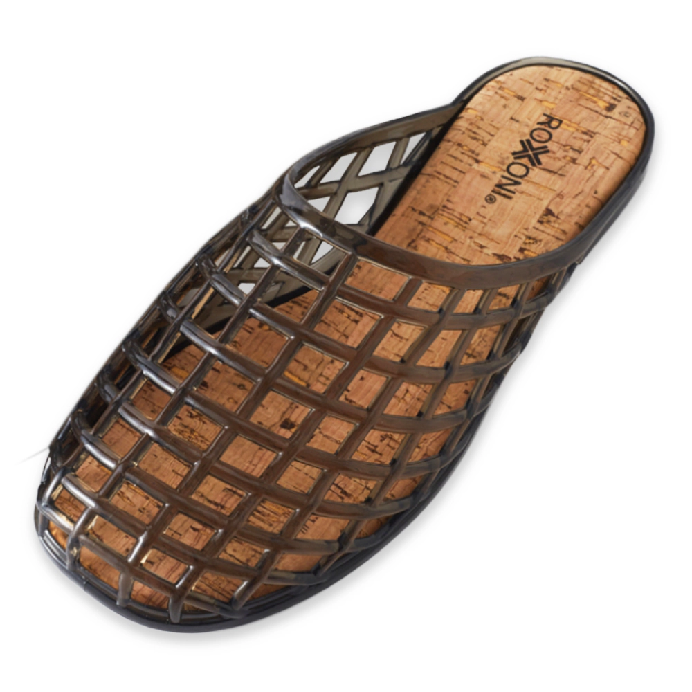 Roxoni Women’s Jelly  Sandals Breathable Mesh Slip On Lightweight Casual Summer Garden Beach Shoes