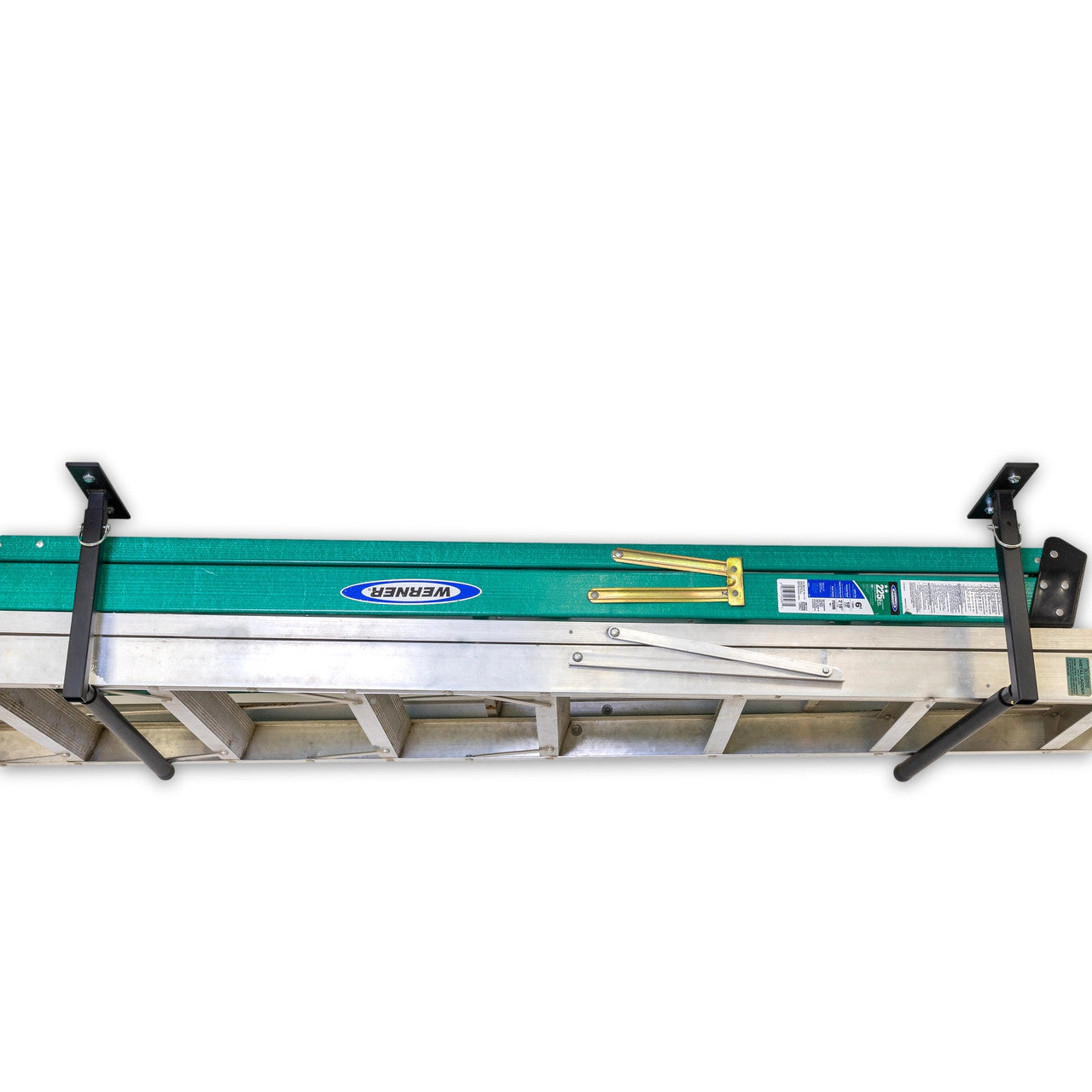 StoreYour Hi-Port 2 Ladder Ceiling Storage Rack, Single Sided, Holds 75 lbs