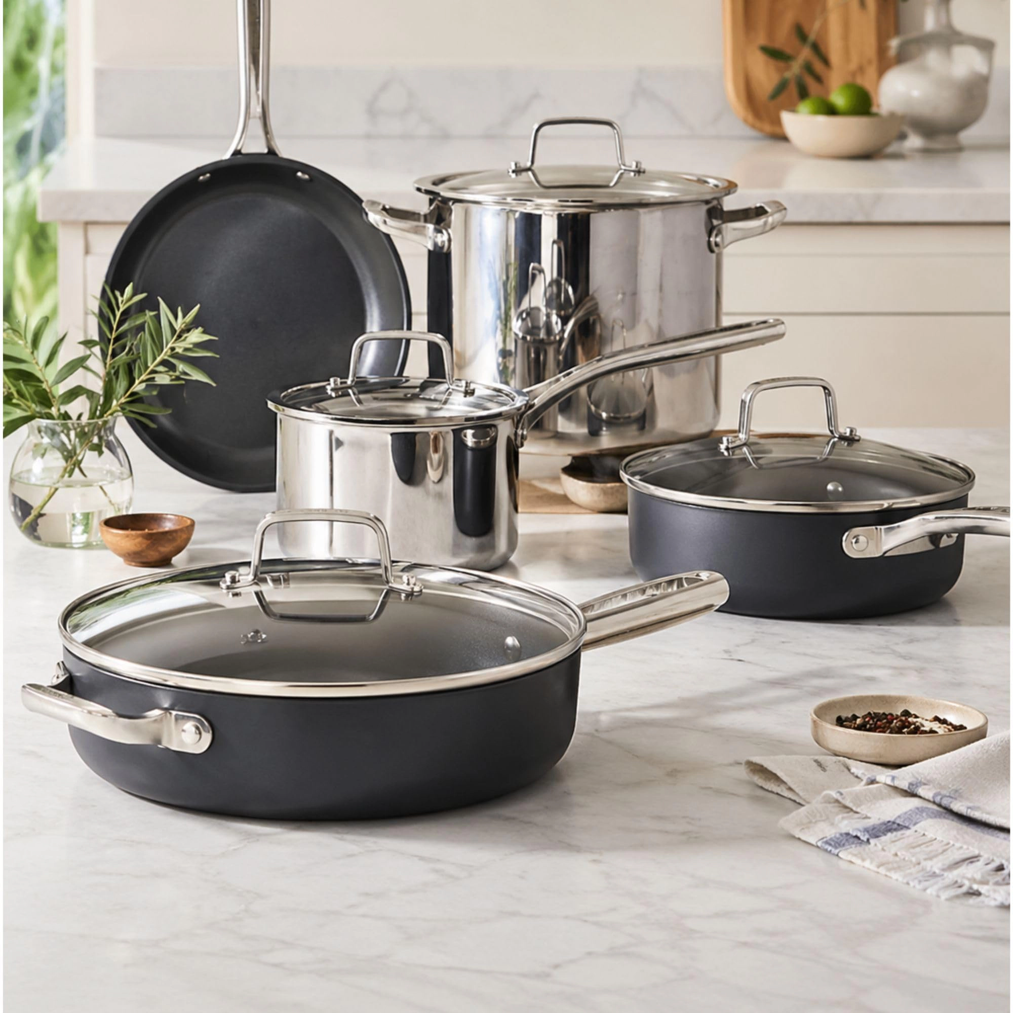 Alva Maestro 9-Piece Ceramic-Coated Cookware Set