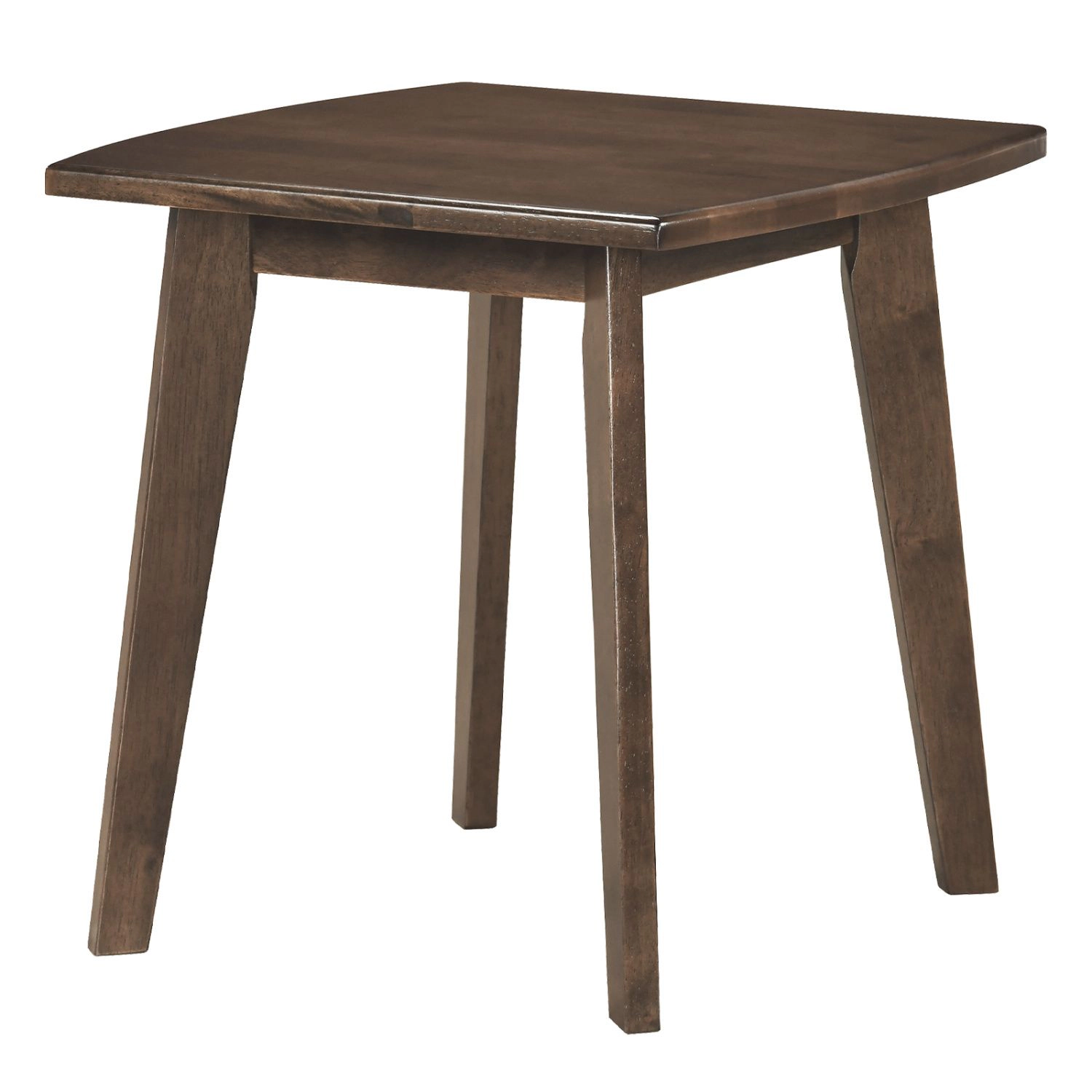 SlickBlue Small Square Nightstand with Solid Wood Construction