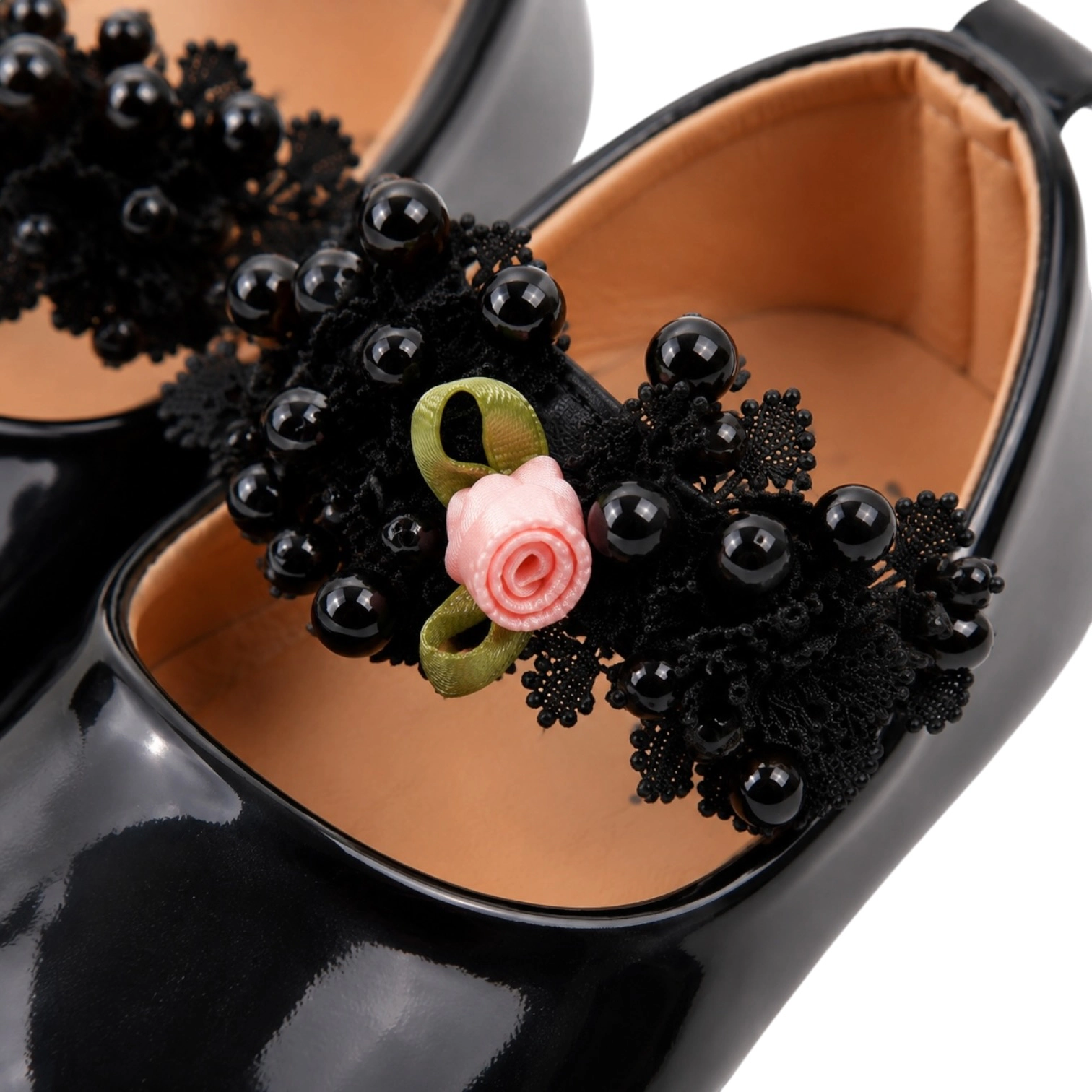 Laurenza's Patent Floral Flats
