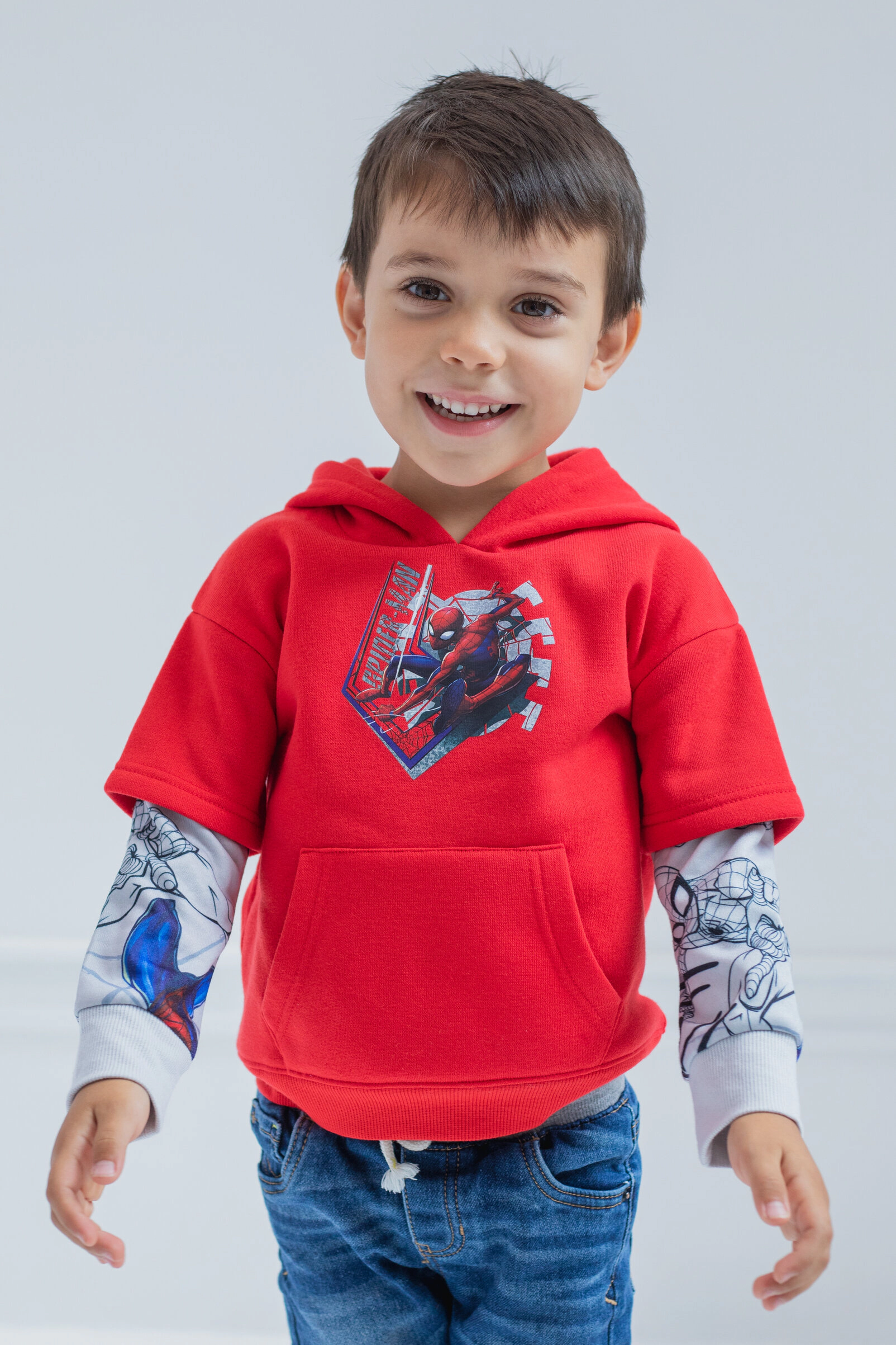 Marvel Spider-Man Boys' Fleece Pullover Hoodie
