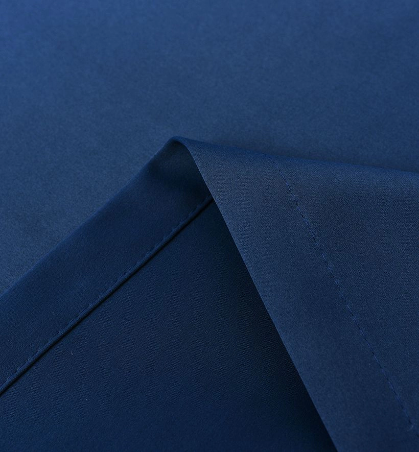 Kate Aurora Navy Blue 2 Piece Grommet Top Blackout Curtain Panels For Extra Long Windows - 95 in. Long