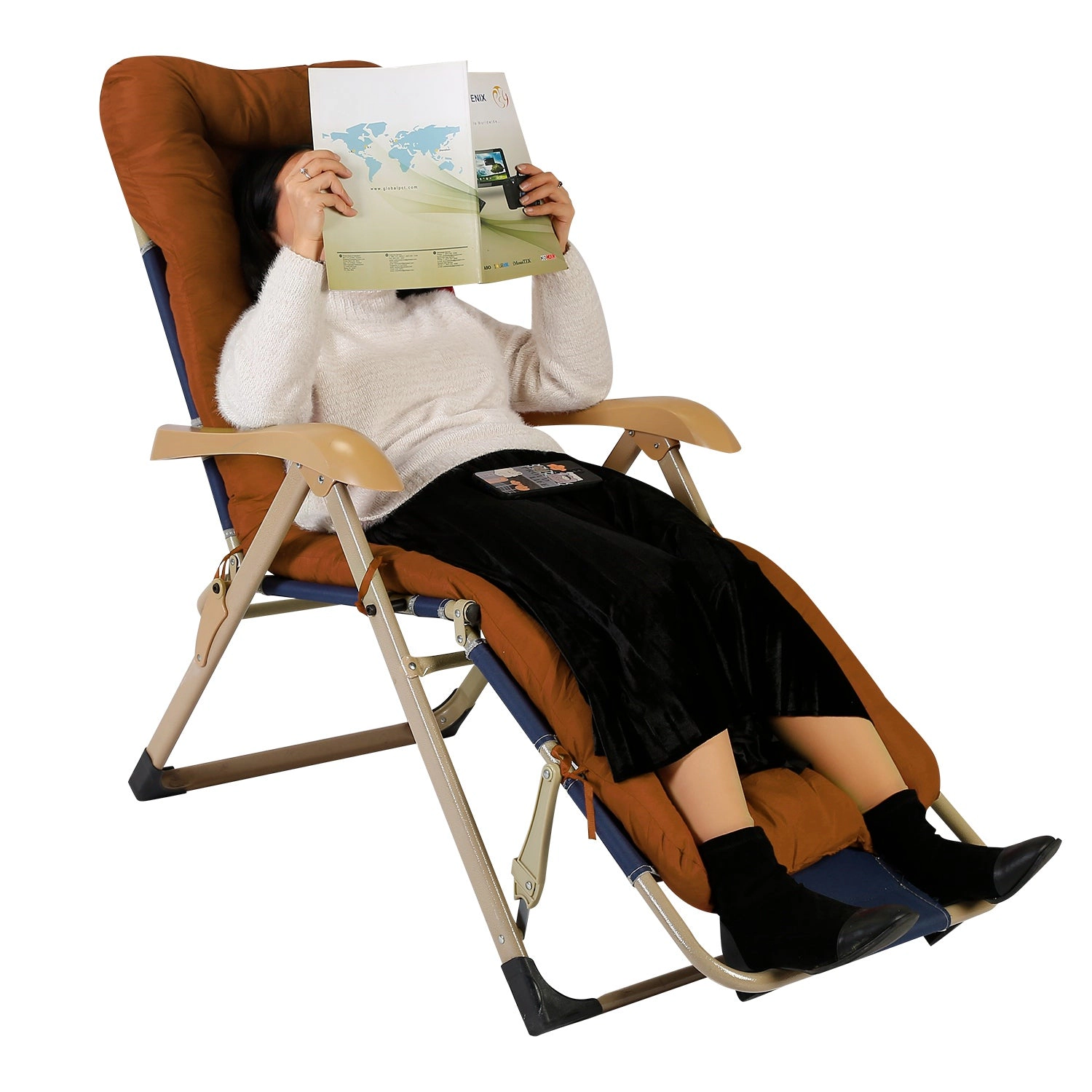 GBruno Polyester Chaise Lounger Cushion