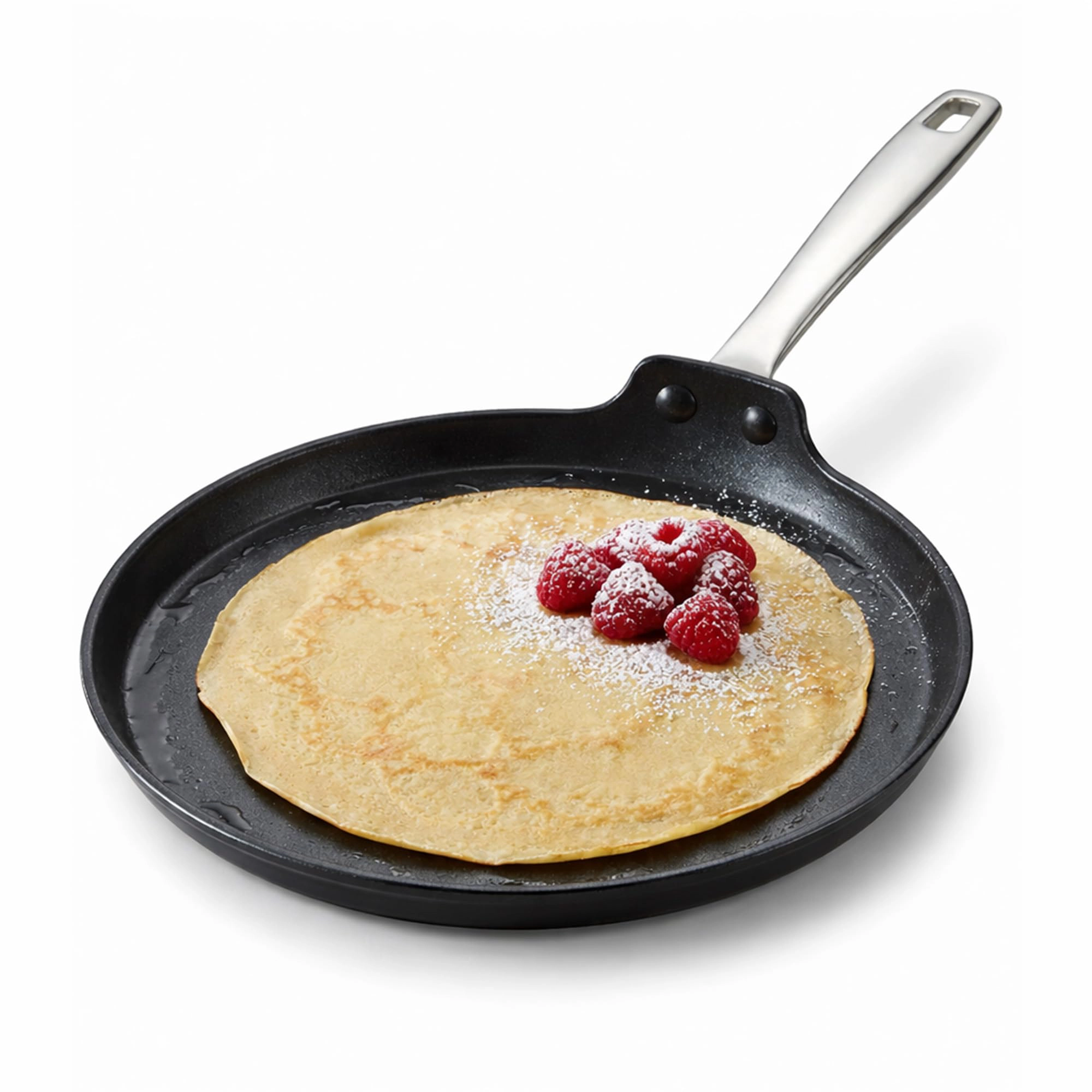 Alva Maestro 10-Inch Ceramic Nonstick Crepe Pan, Induction & Oven Safe